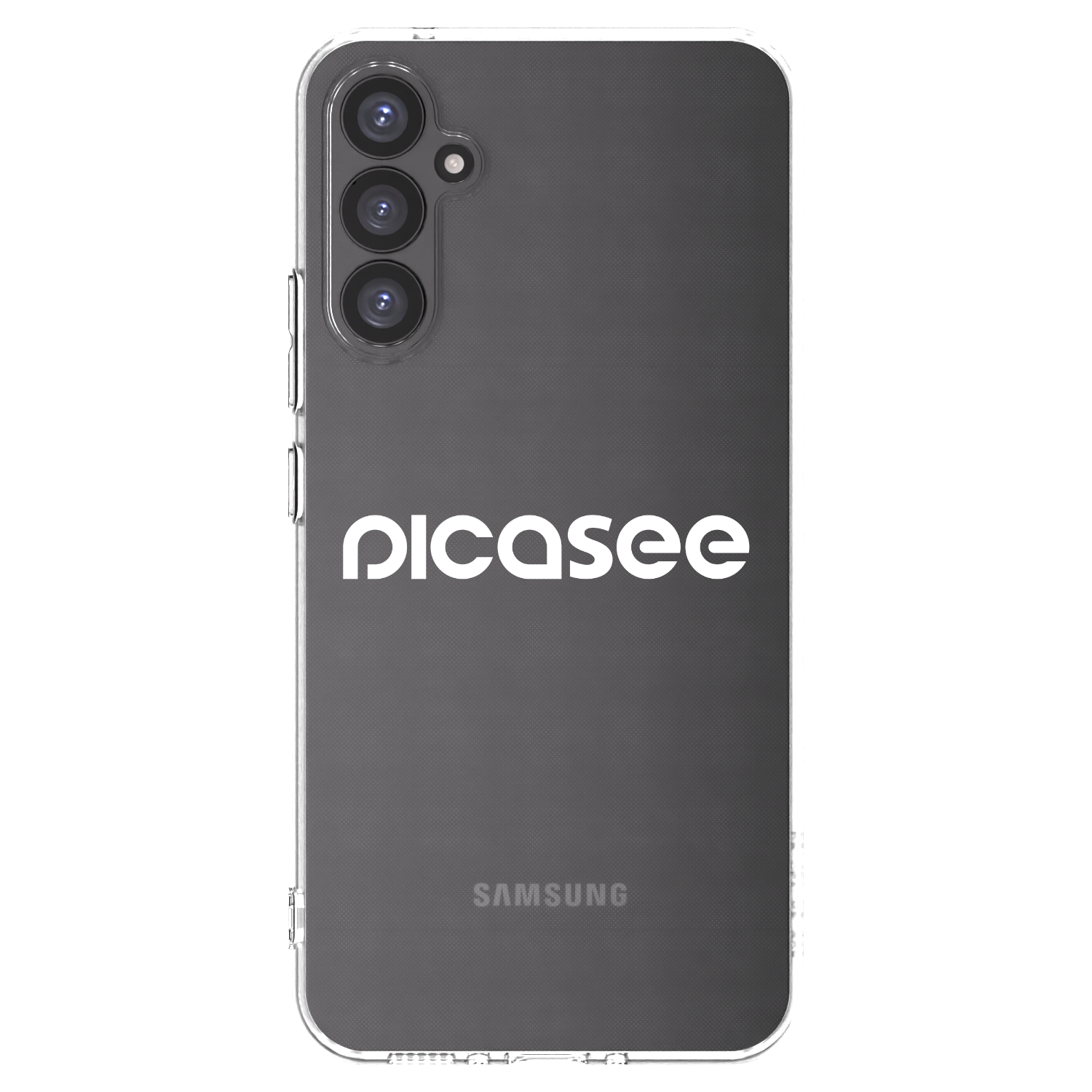 Picasee átlátszó szilikon tok az alábbi mobiltelefonokra Samsung Galaxy A34 5G A346B - Picasee - new logo - white