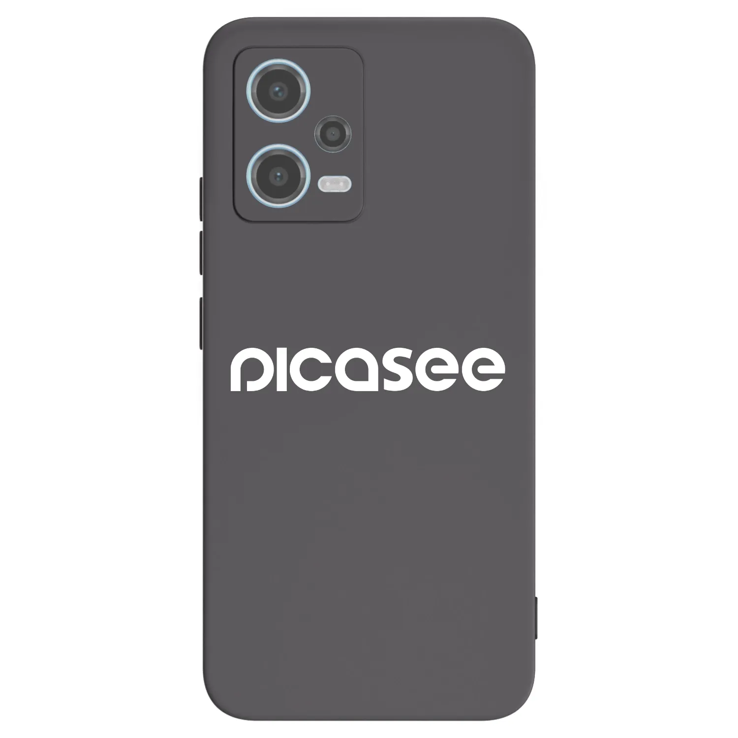 Picasee fekete szilikon tok az alábbi mobiltelefonokra Xiaomi Redmi Note 12 5G - Picasee - new logo - white
