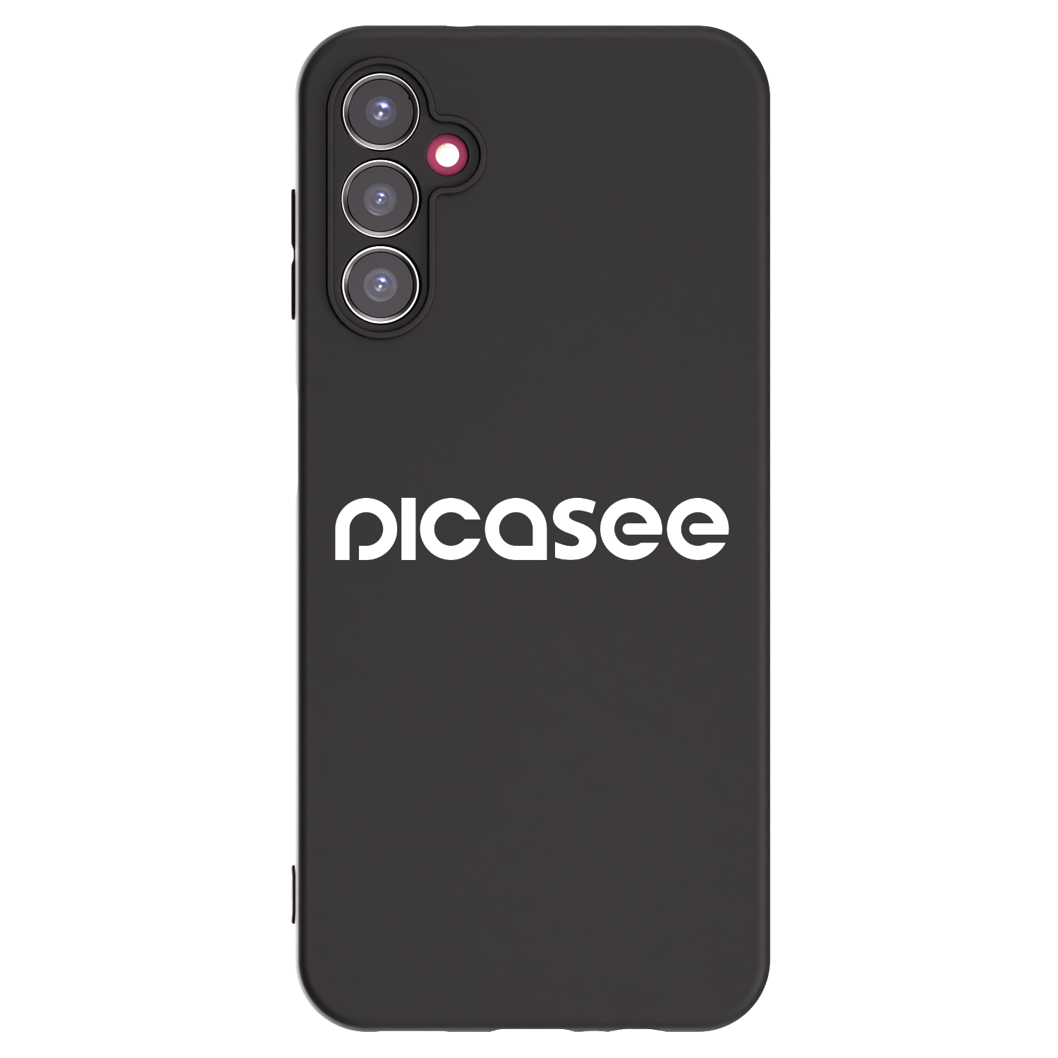 Picasee fekete szilikon tok az alábbi mobiltelefonokra Samsung Galaxy A14 4G A145R - Picasee - new logo - white