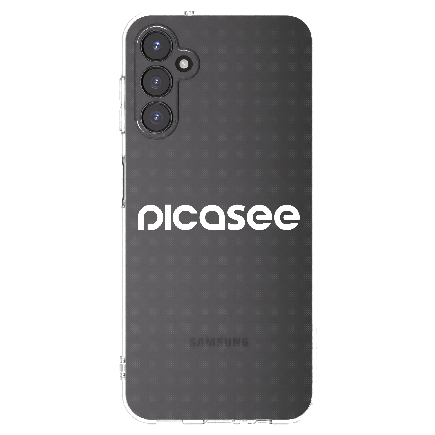 Picasee átlátszó szilikon tok az alábbi mobiltelefonokra Samsung Galaxy A14 5G A146P - Picasee - new logo - white