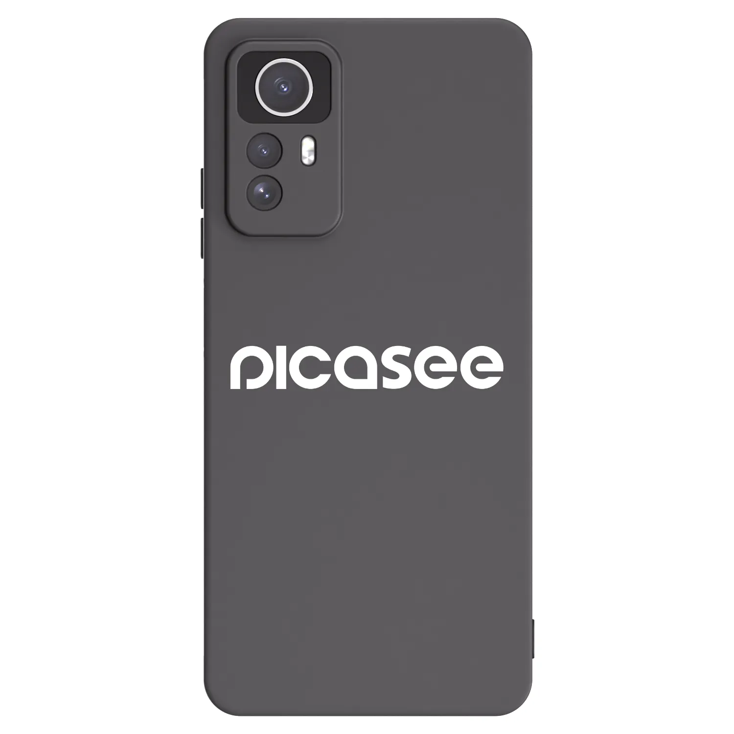 Picasee fekete szilikon tok az alábbi mobiltelefonokra Xiaomi Redmi Note 12S - Picasee - new logo - white
