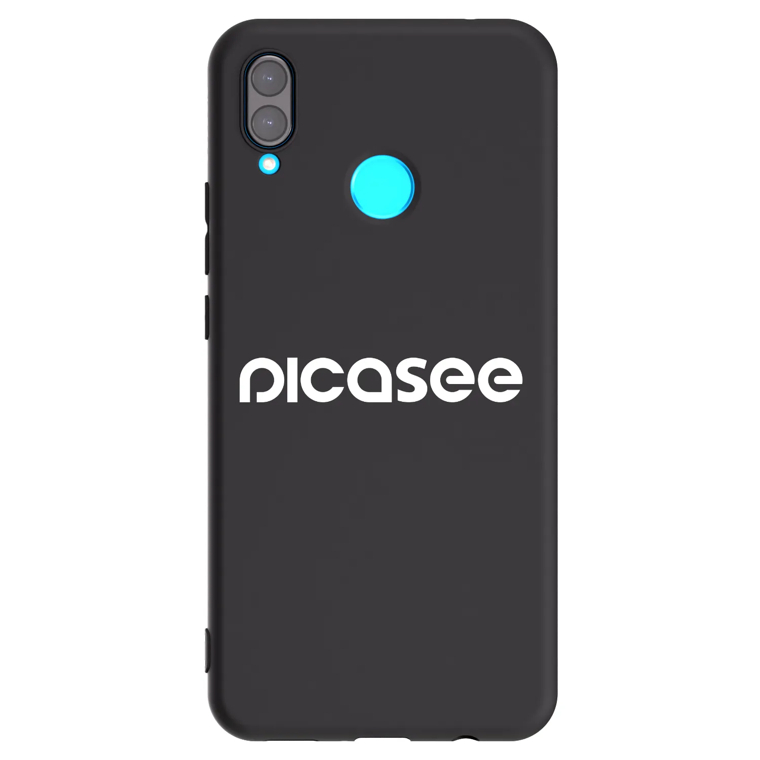 Picasee fekete szilikon tok az alábbi mobiltelefonokra Huawei Nova 3i - Picasee - new logo - white