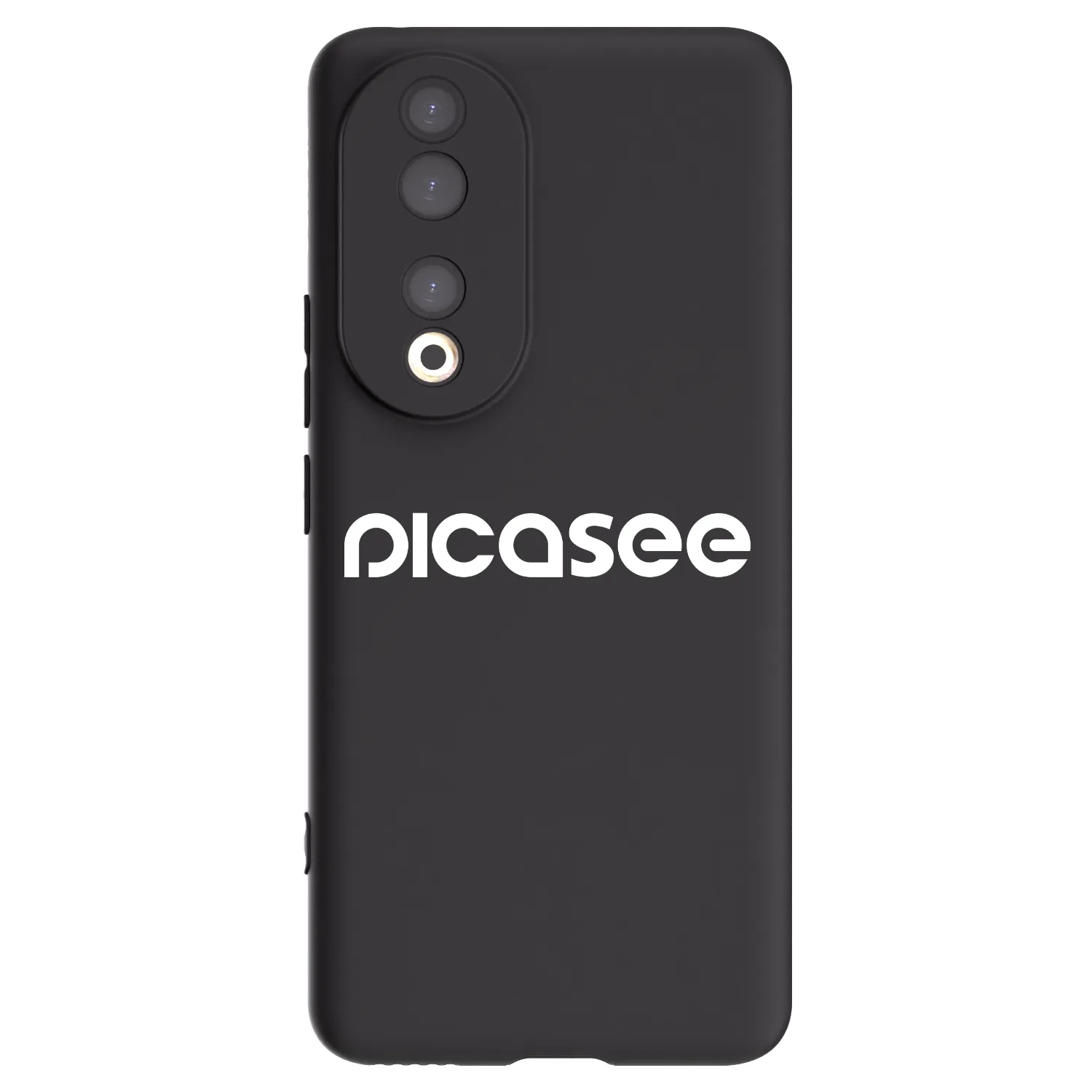 Picasee fekete szilikon tok az alábbi mobiltelefonokra Honor 90 5G - Picasee - new logo - white