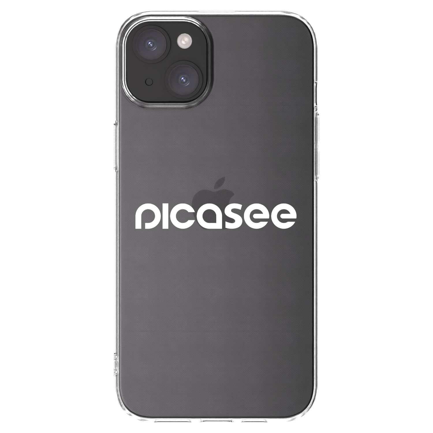 Picasee átlátszó szilikon tok az alábbi mobiltelefonokra Apple iPhone 15 Plus - Picasee - new logo - white
