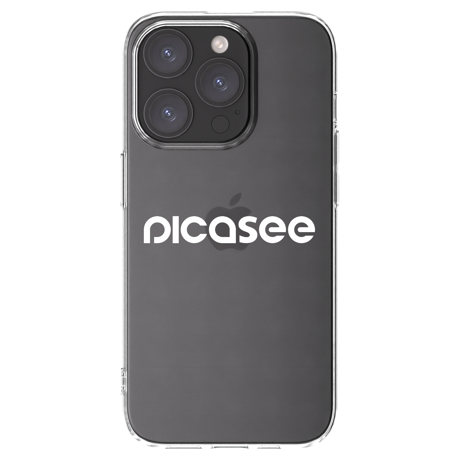 Picasee átlátszó szilikon tok az alábbi mobiltelefonokra Apple iPhone 15 Pro - Picasee - new logo - white