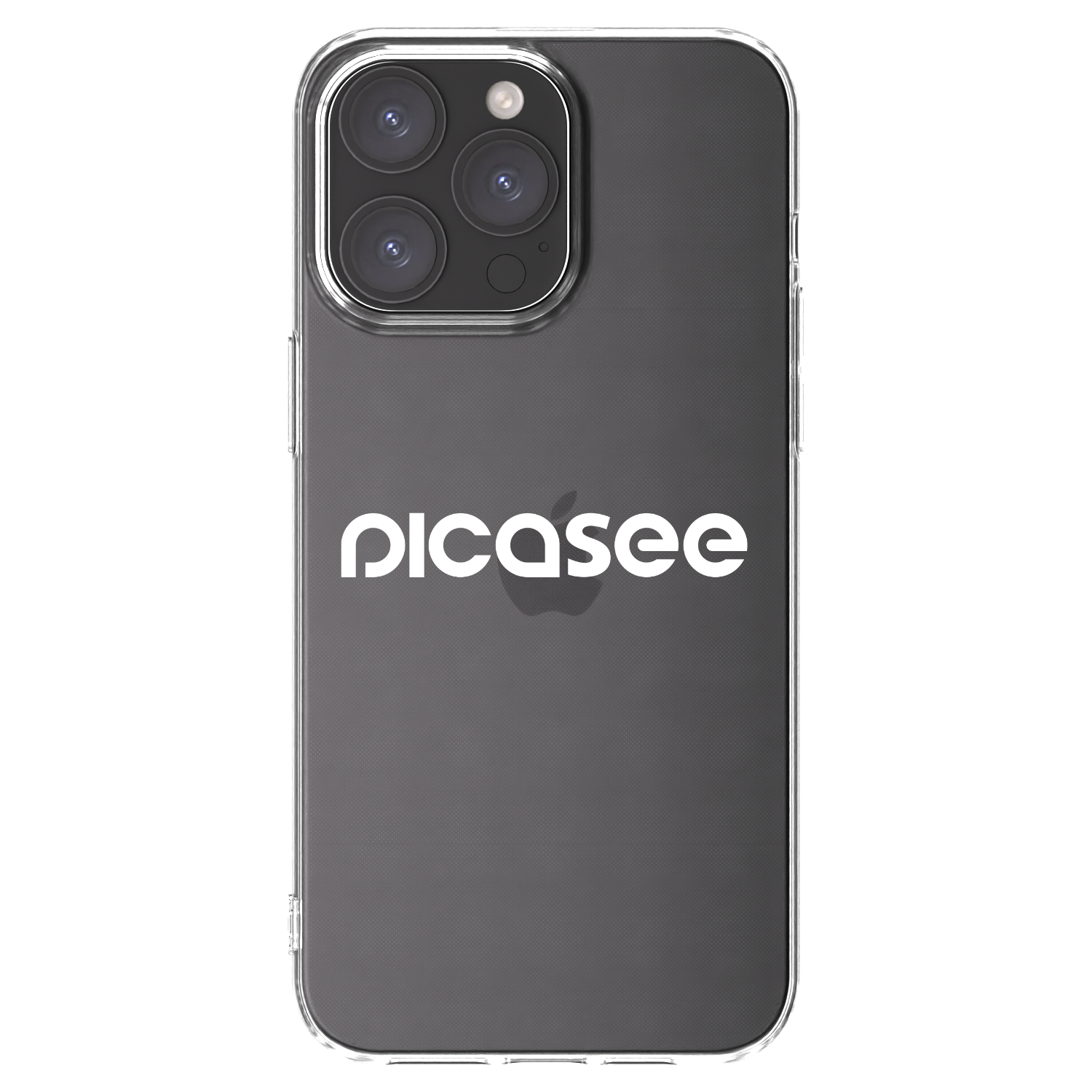 Picasee átlátszó szilikon tok az alábbi mobiltelefonokra Apple iPhone 15 Pro Max - Picasee - new logo - white