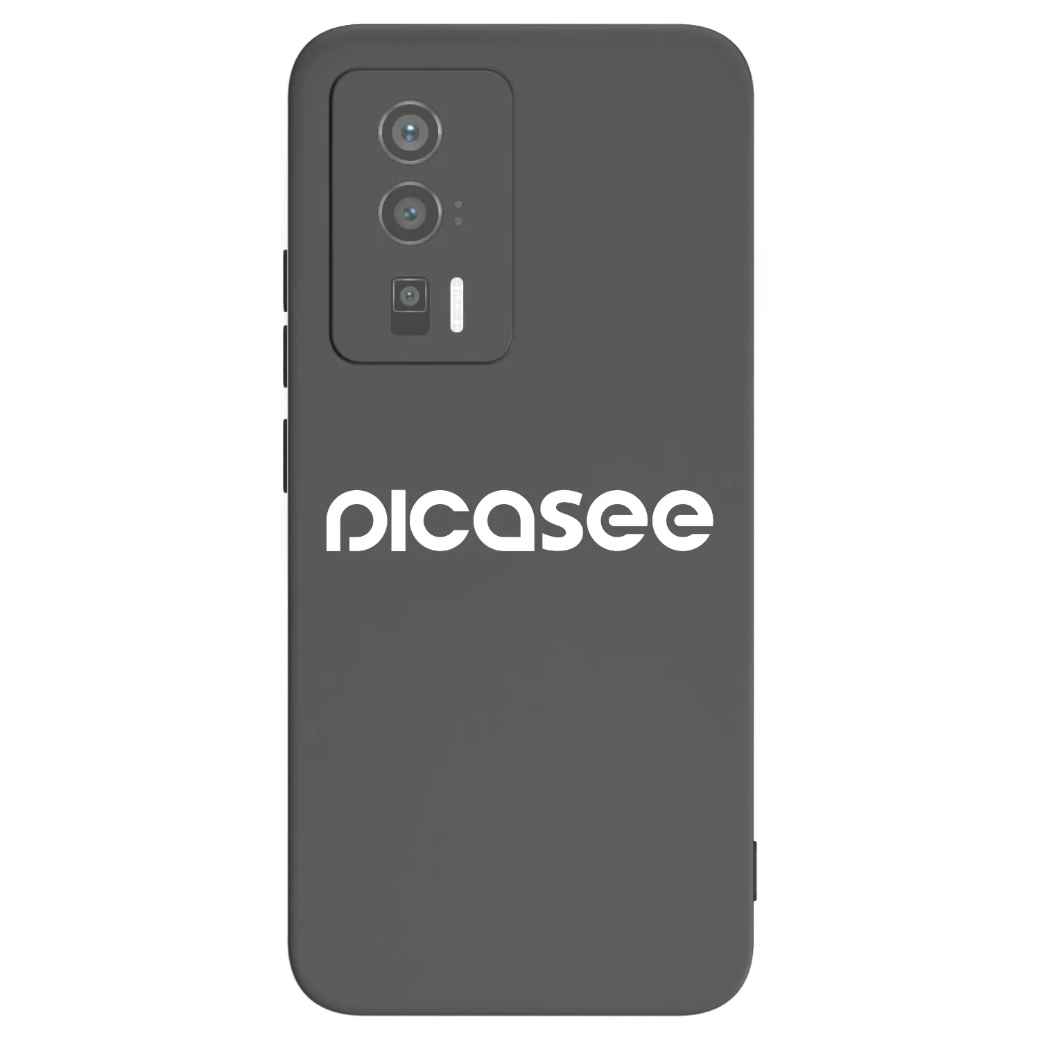 Picasee fekete szilikon tok az alábbi mobiltelefonokra Xiaomi Poco F5 Pro 5G - Picasee - new logo - white