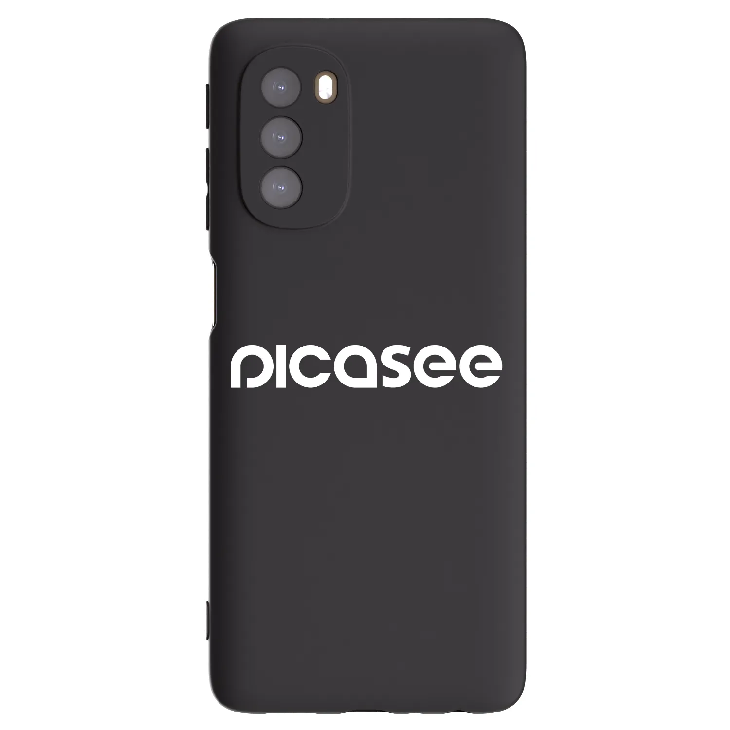 Picasee fekete szilikon tok az alábbi mobiltelefonokra Motorola Moto G51 - Picasee - new logo - white
