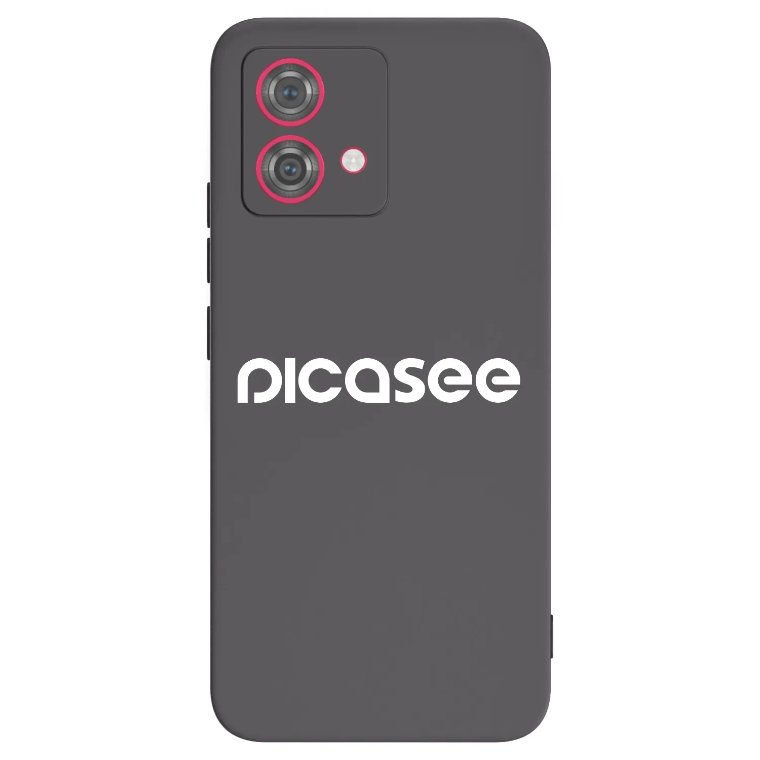 Picasee fekete szilikon tok az alábbi mobiltelefonokra Motorola Moto G84 5G - Picasee - new logo - white