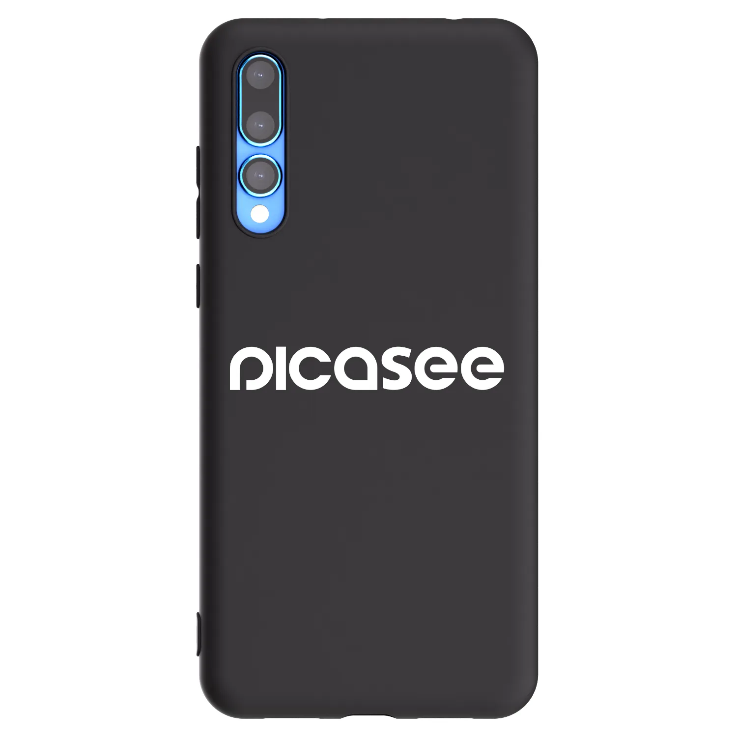 Picasee fekete szilikon tok az alábbi mobiltelefonokra Huawei P20 Pro - Picasee - new logo - white