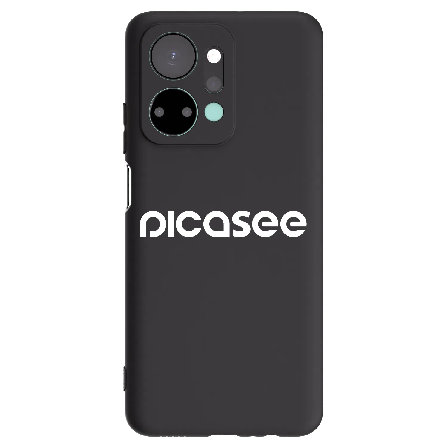 Picasee fekete szilikon tok az alábbi mobiltelefonokra Honor X7a - Picasee - new logo - white