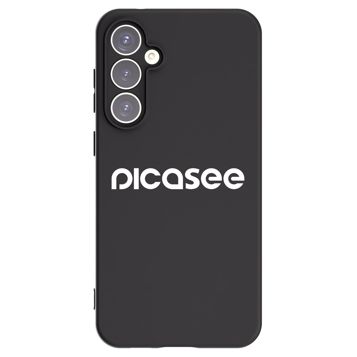 Picasee fekete szilikon tok az alábbi mobiltelefonokra Samsung Galaxy S23 FE S711B - Picasee - new logo - white