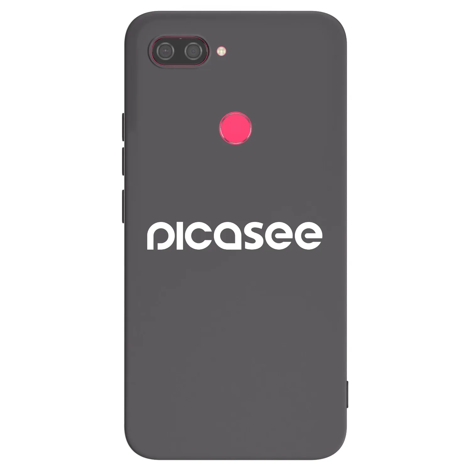 Picasee fekete szilikon tok az alábbi mobiltelefonokra Xiaomi Mi 8 Lite - Picasee - new logo - white