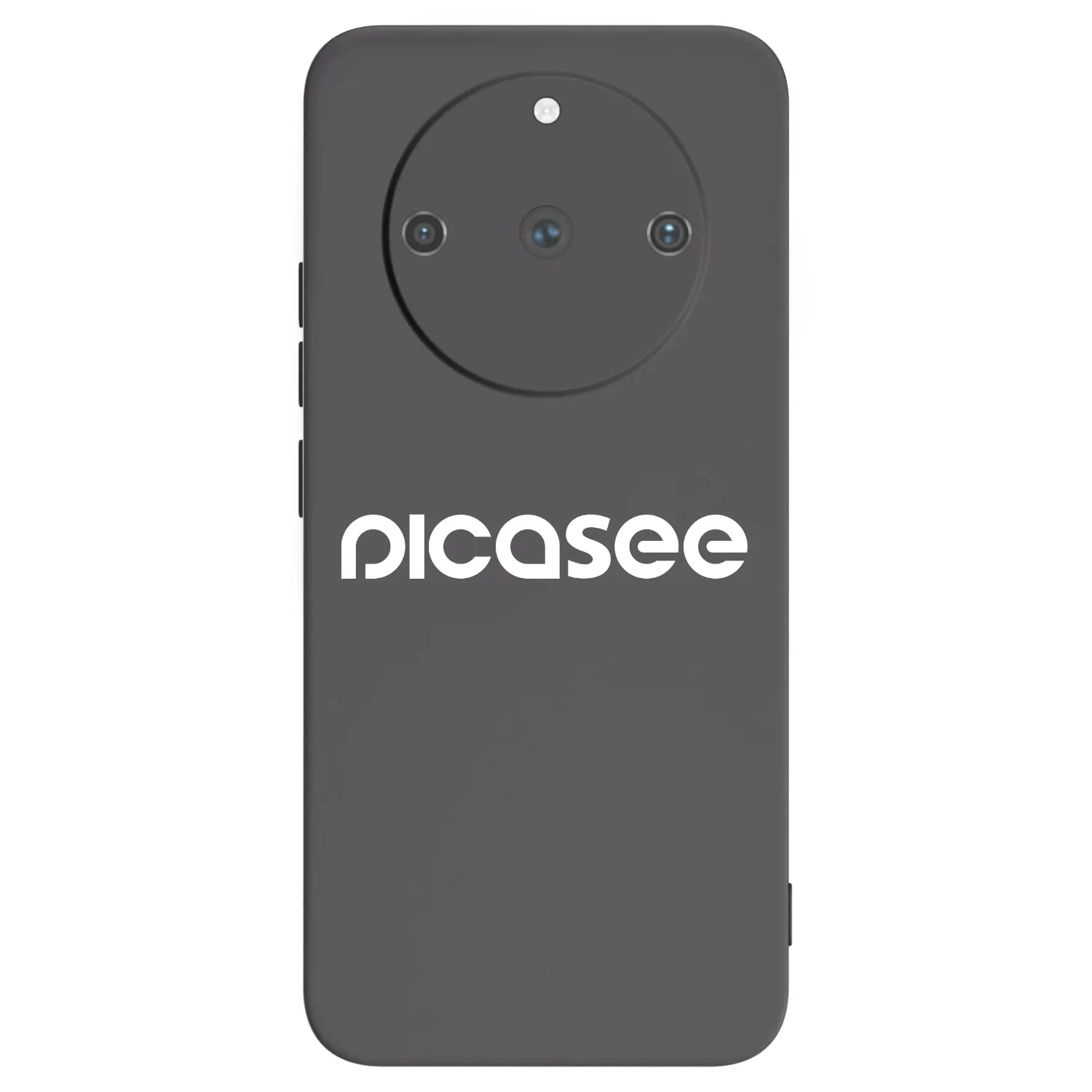 Picasee fekete szilikon tok az alábbi mobiltelefonokra Realme 11 Pro+ - Picasee - new logo - white
