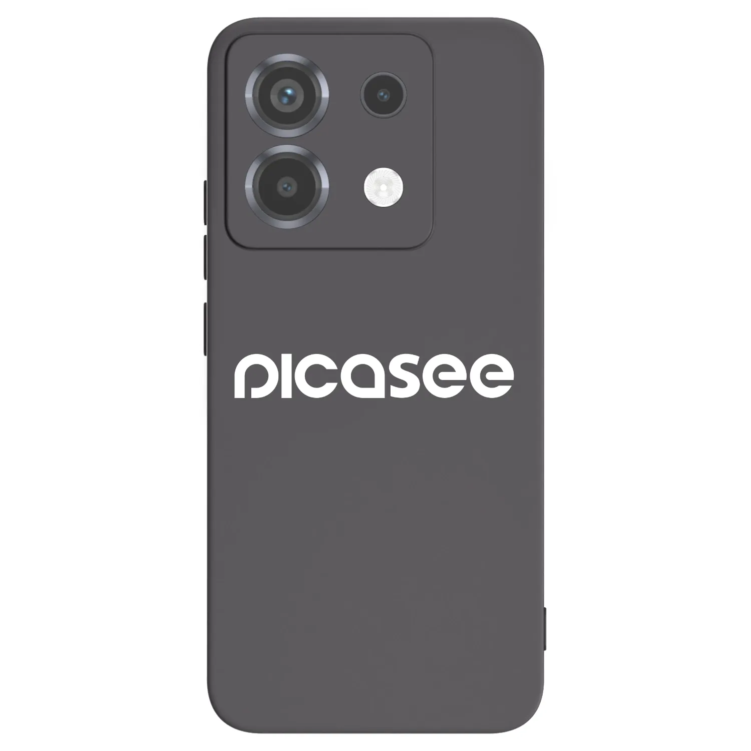 Picasee fekete szilikon tok az alábbi mobiltelefonokra Xiaomi Poco X6 - Picasee - new logo - white