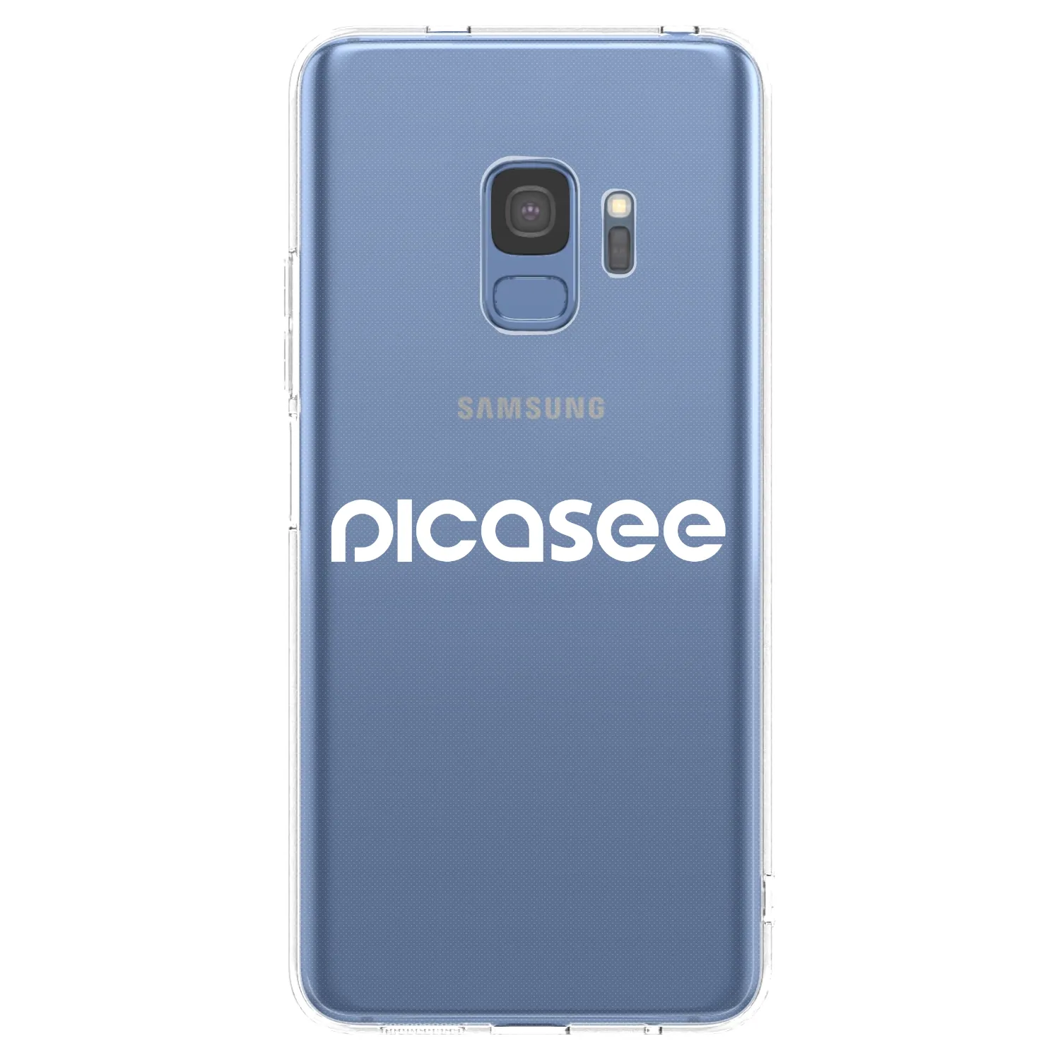 Picasee átlátszó szilikon tok az alábbi mobiltelefonokra Samsung Galaxy S9 G960F - Picasee - new logo - white