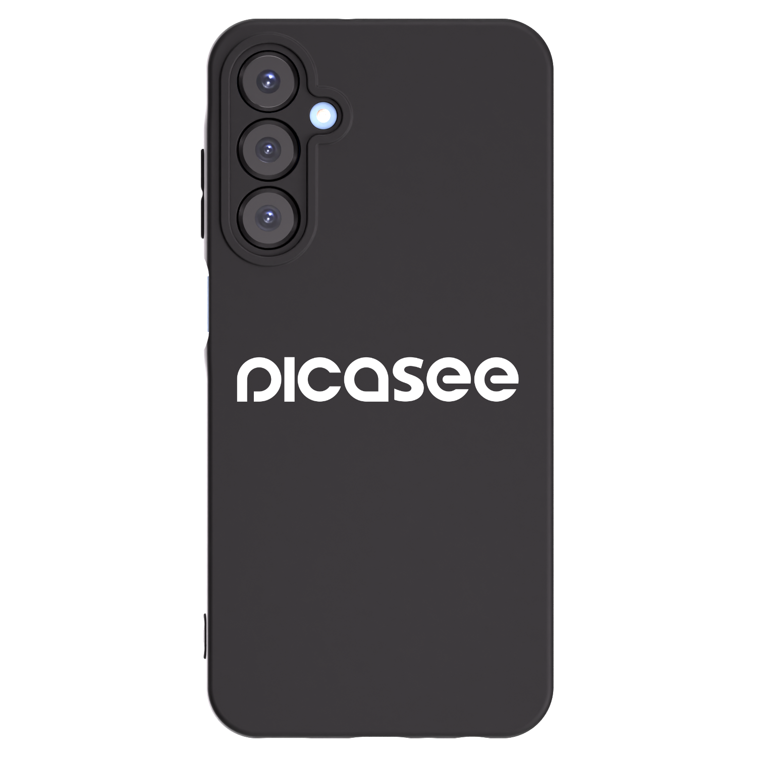 Picasee fekete szilikon tok az alábbi mobiltelefonokra Samsung Galaxy A25 A256B 5G - Picasee - new logo - white