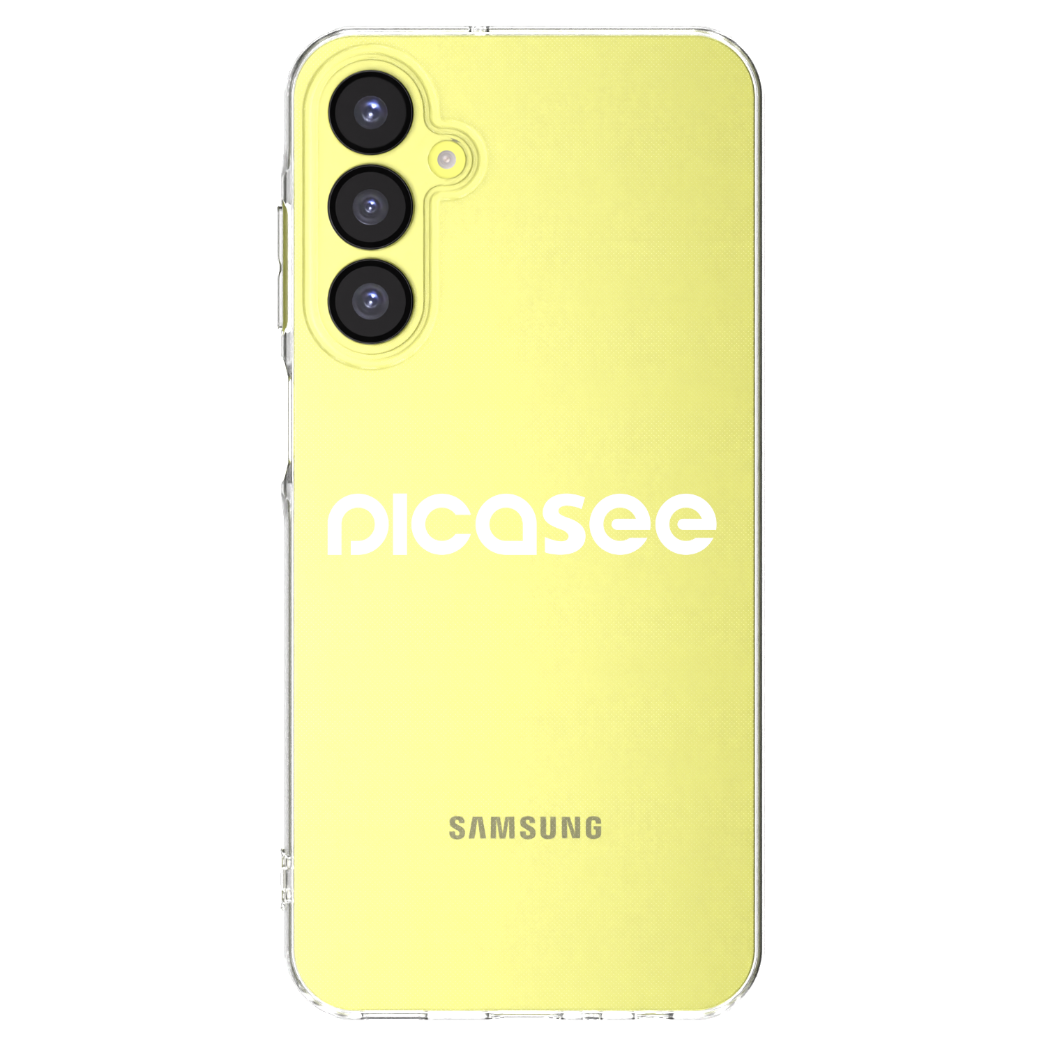 Picasee átlátszó szilikon tok az alábbi mobiltelefonokra Samsung Galaxy A25 A256B 5G - Picasee - new logo - white