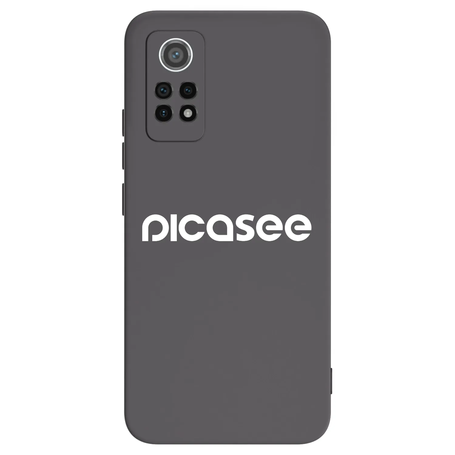 Picasee fekete szilikon tok az alábbi mobiltelefonokra Xiaomi Redmi Note 12 Pro 4G - Picasee - new logo - white