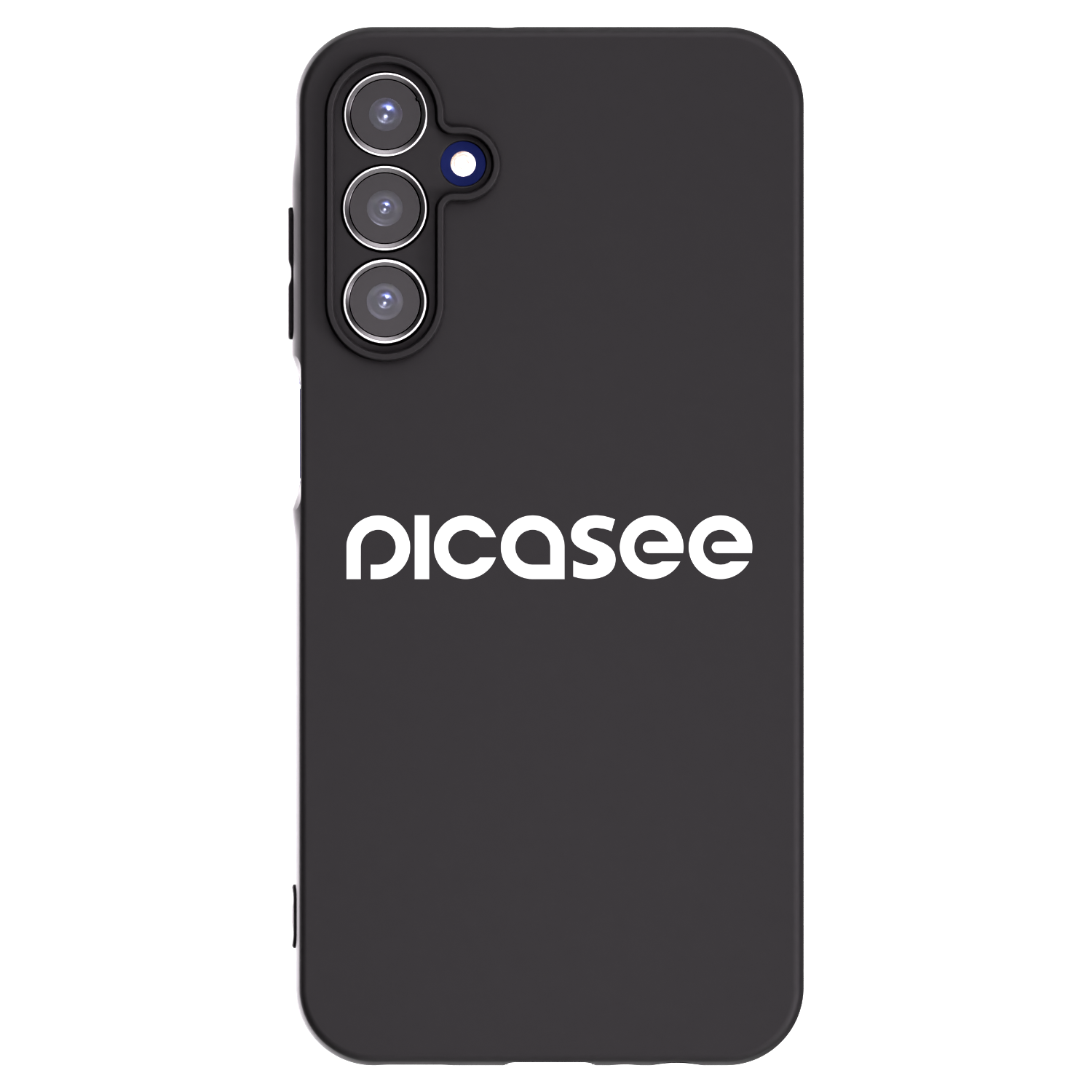 Picasee fekete szilikon tok az alábbi mobiltelefonokra Samsung Galaxy A15 A156B 5G - Picasee - new logo - white
