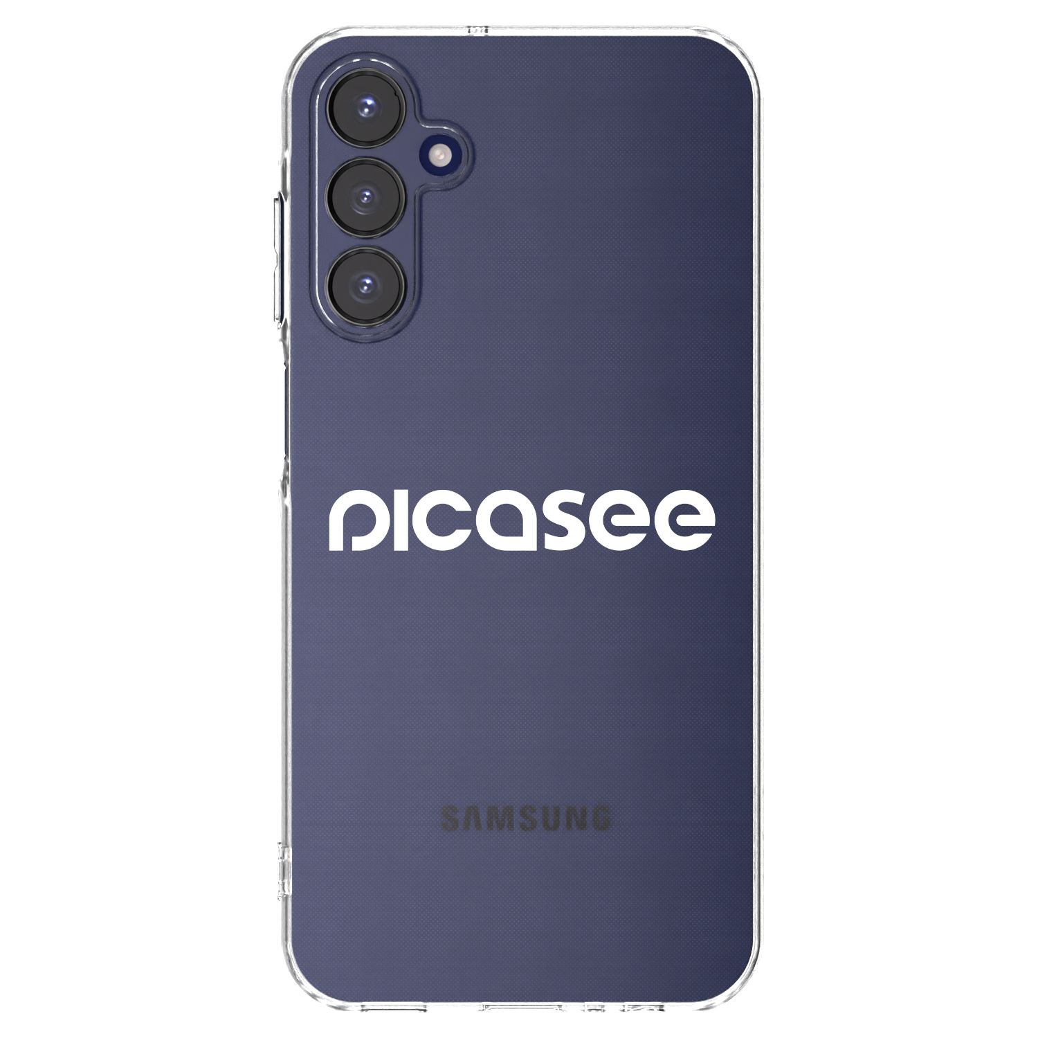 Picasee átlátszó szilikon tok az alábbi mobiltelefonokra Samsung Galaxy A15 A155F 4G - Picasee - new logo - white
