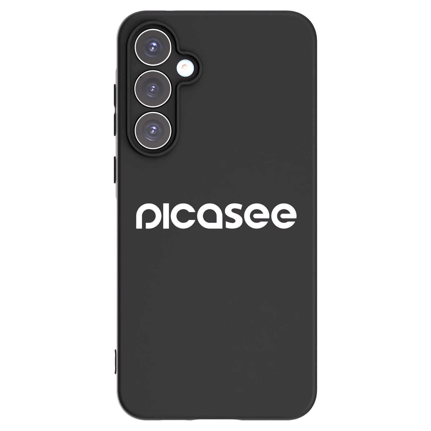 Picasee fekete szilikon tok az alábbi mobiltelefonokra Samsung Galaxy A55 5G A556B - Picasee - new logo - white