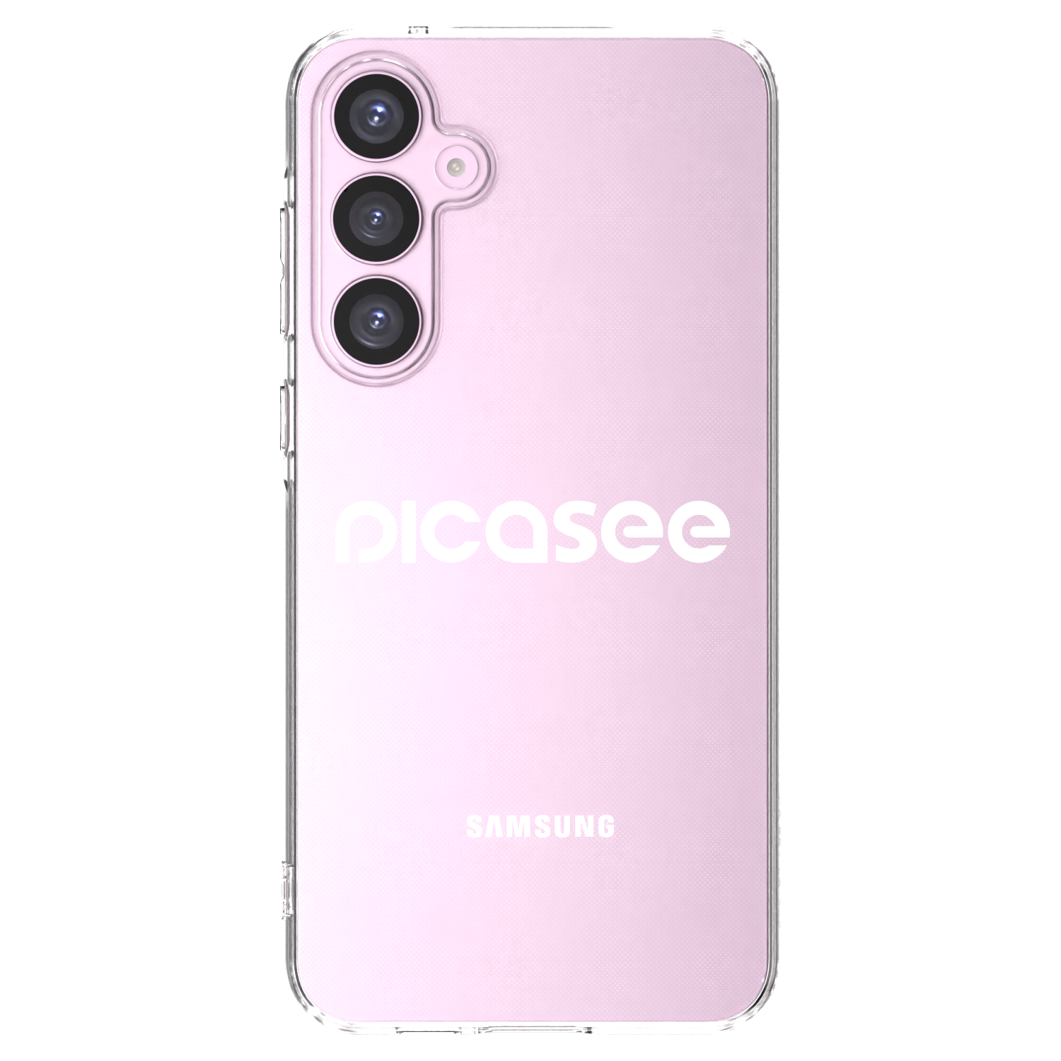 Picasee átlátszó szilikon tok az alábbi mobiltelefonokra Samsung Galaxy A55 5G A556B - Picasee - new logo - white