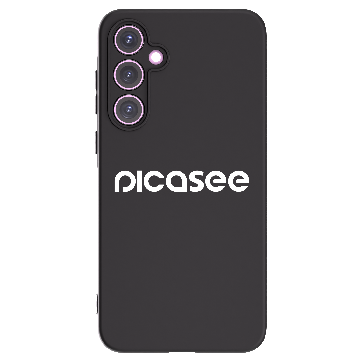 Picasee fekete szilikon tok az alábbi mobiltelefonokra Samsung Galaxy A35 5G A356B - Picasee - new logo - white