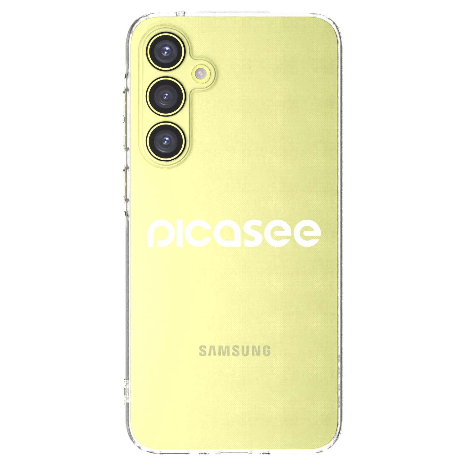 Picasee átlátszó szilikon tok az alábbi mobiltelefonokra Samsung Galaxy A35 5G A356B - Picasee - new logo - white