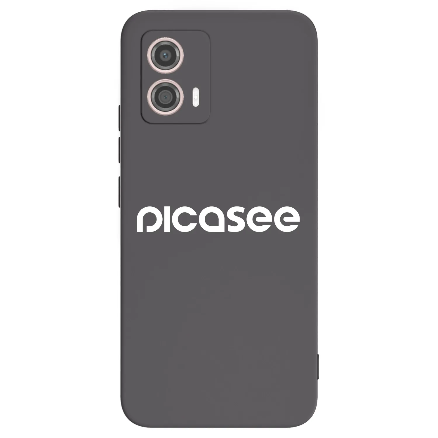 Picasee fekete szilikon tok az alábbi mobiltelefonokra Motorola Moto G53 5G - Picasee - new logo - white
