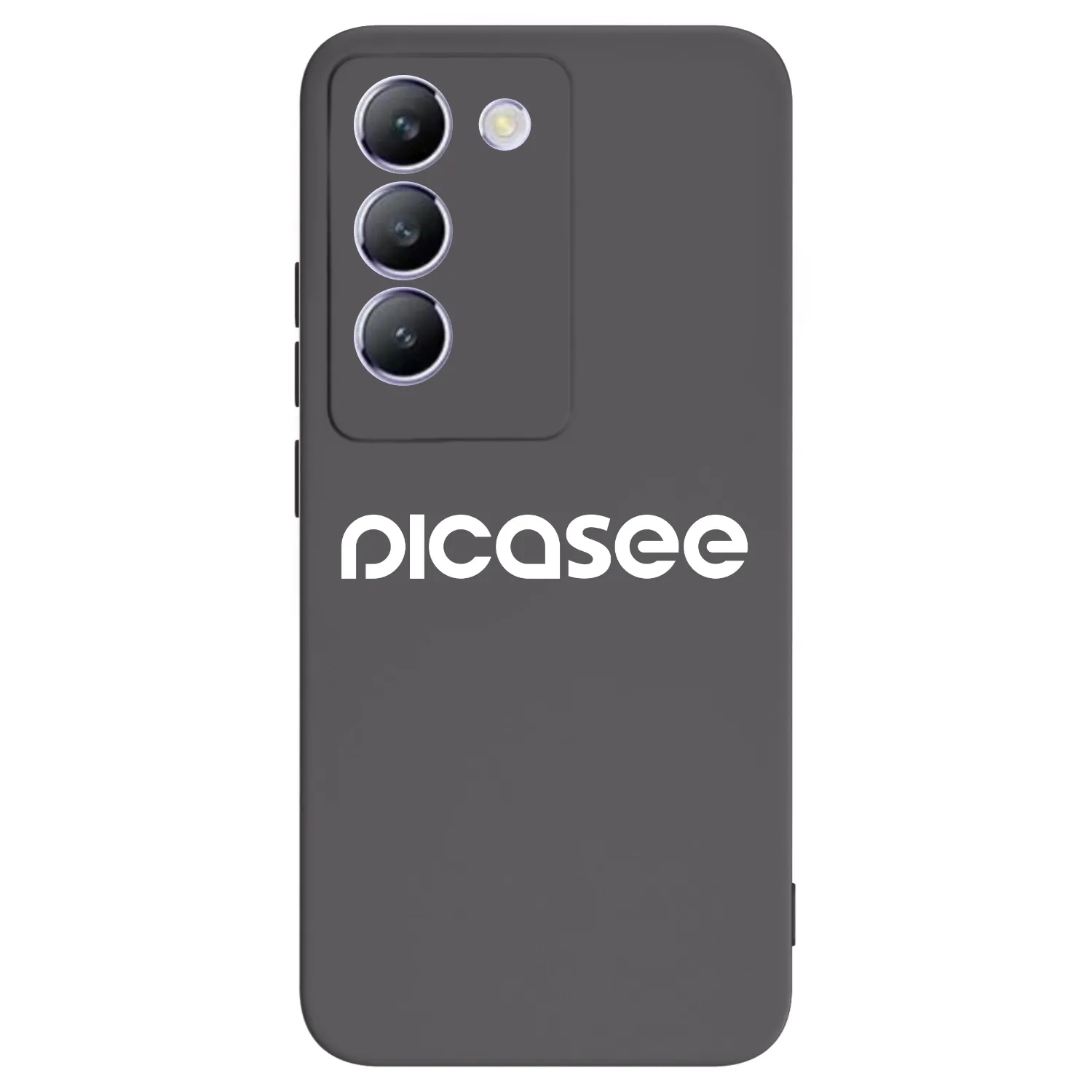 Picasee fekete szilikon tok az alábbi mobiltelefonokra Vivo V40 SE 5G - Picasee - new logo - white