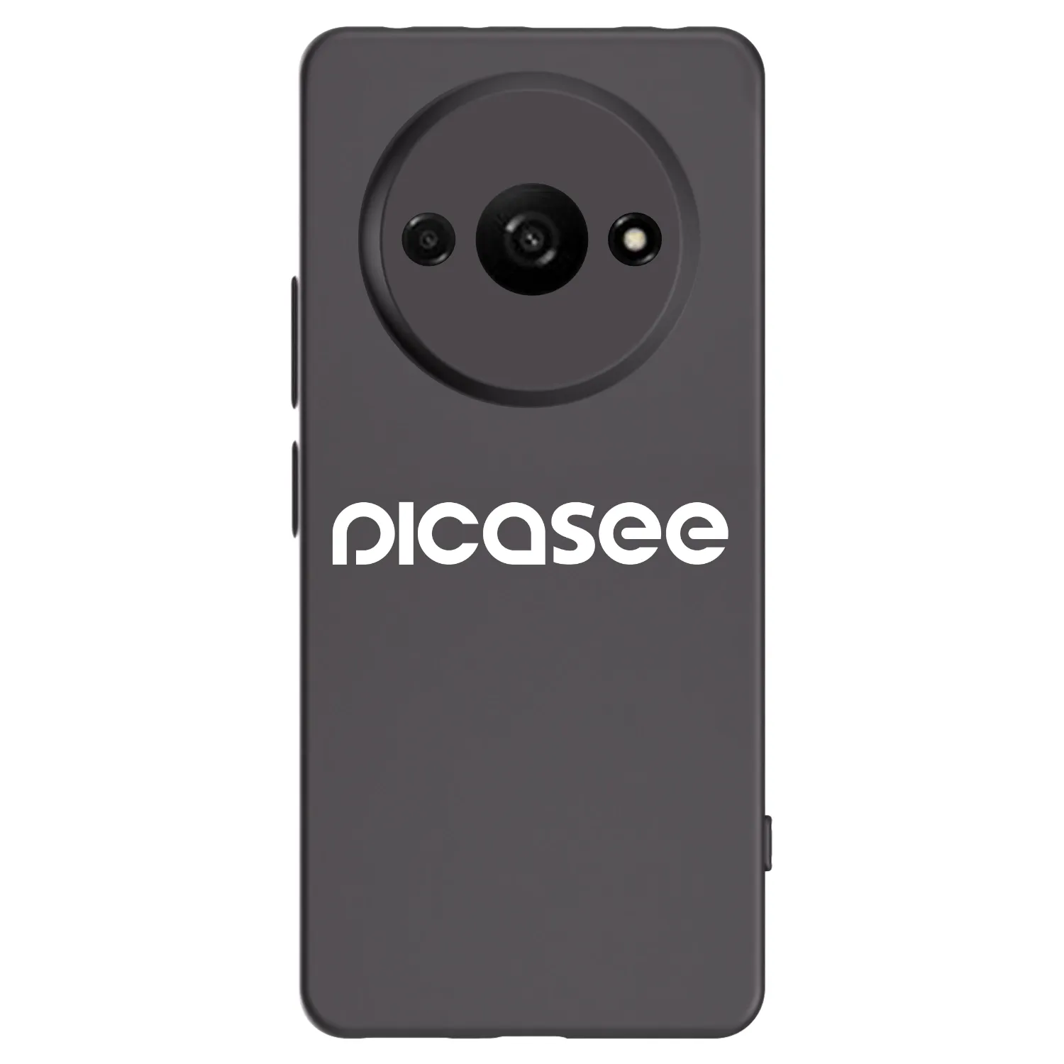 Picasee fekete szilikon tok az alábbi mobiltelefonokra Xiaomi Redmi A3 - Picasee - new logo - white
