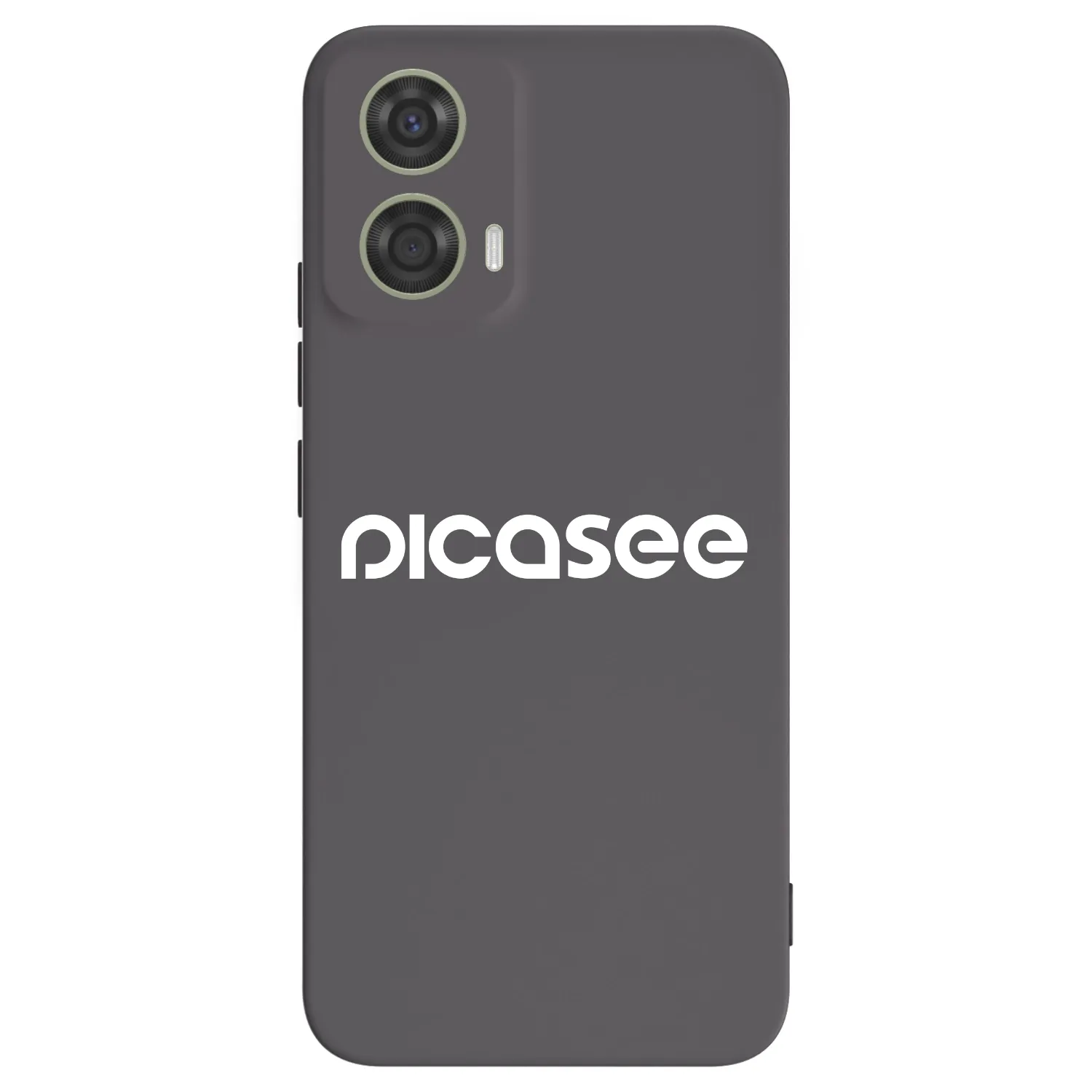Picasee fekete szilikon tok az alábbi mobiltelefonokra Motorola Moto G24 - Picasee - new logo - white