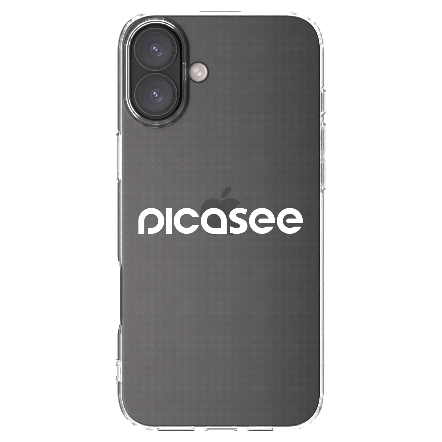 Picasee átlátszó szilikon tok az alábbi mobiltelefonokra Apple iPhone 16 Plus - Picasee - new logo - white
