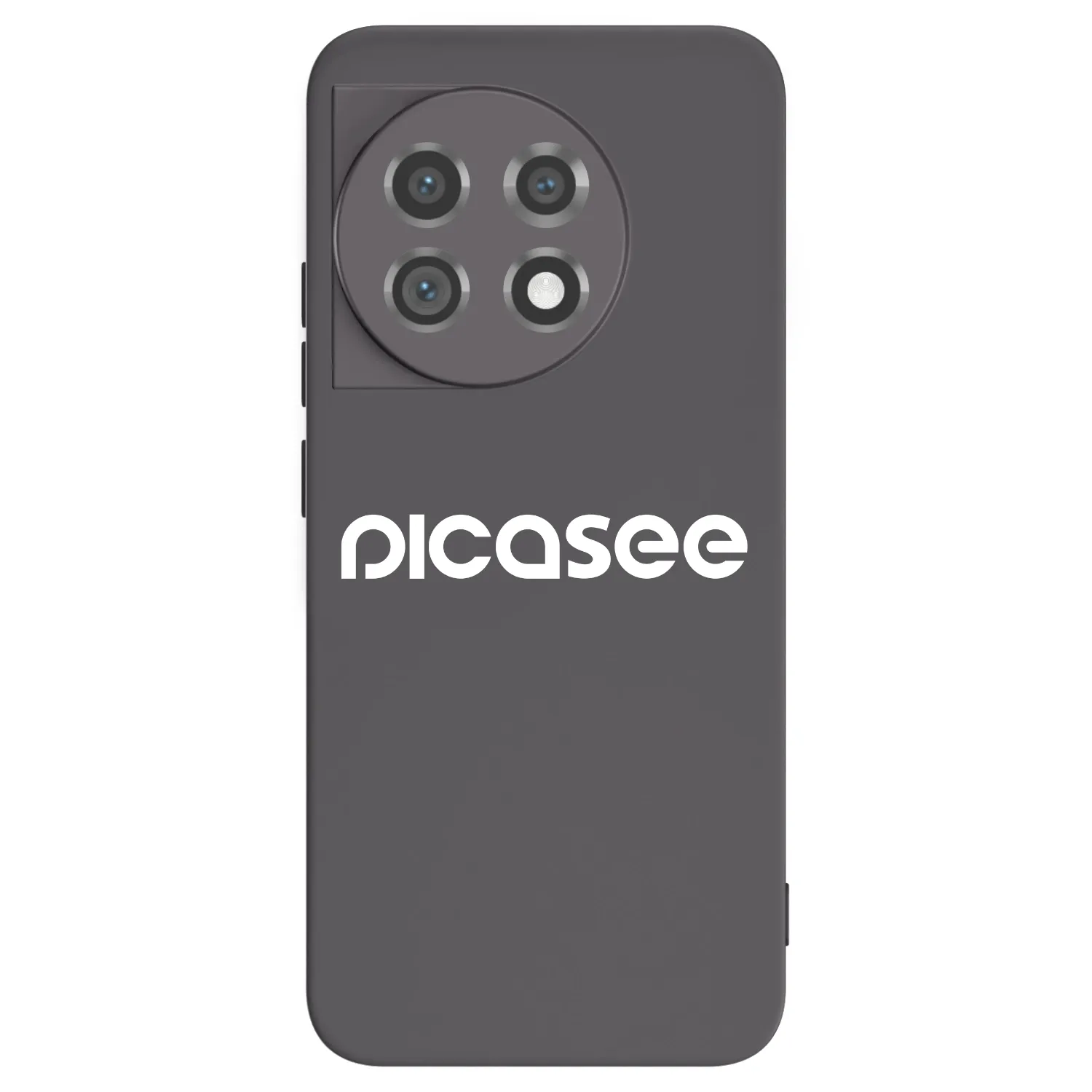 Picasee fekete szilikon tok az alábbi mobiltelefonokra OnePlus 11 5G - Picasee - new logo - white