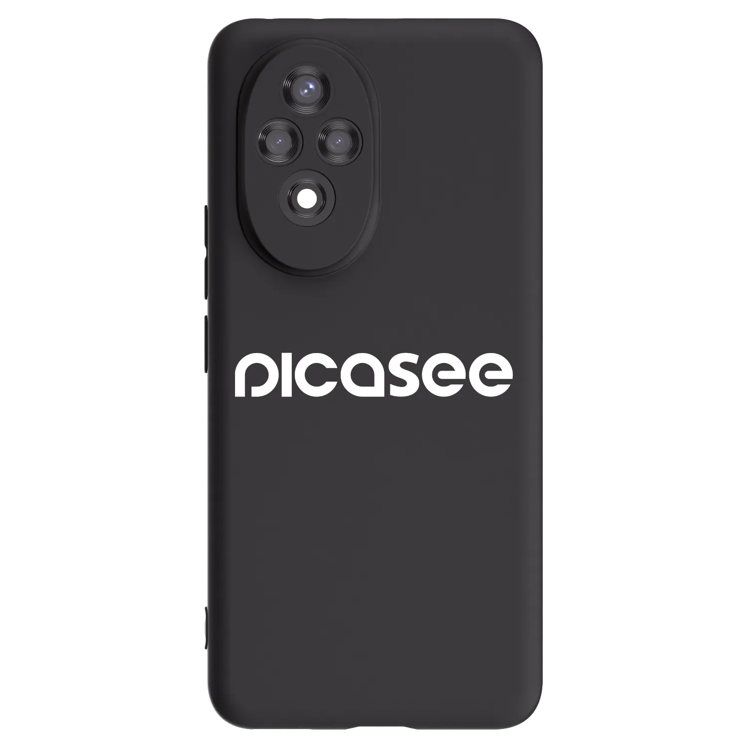 Picasee fekete szilikon tok az alábbi mobiltelefonokra Honor 200 Pro 5G - Picasee - new logo - white