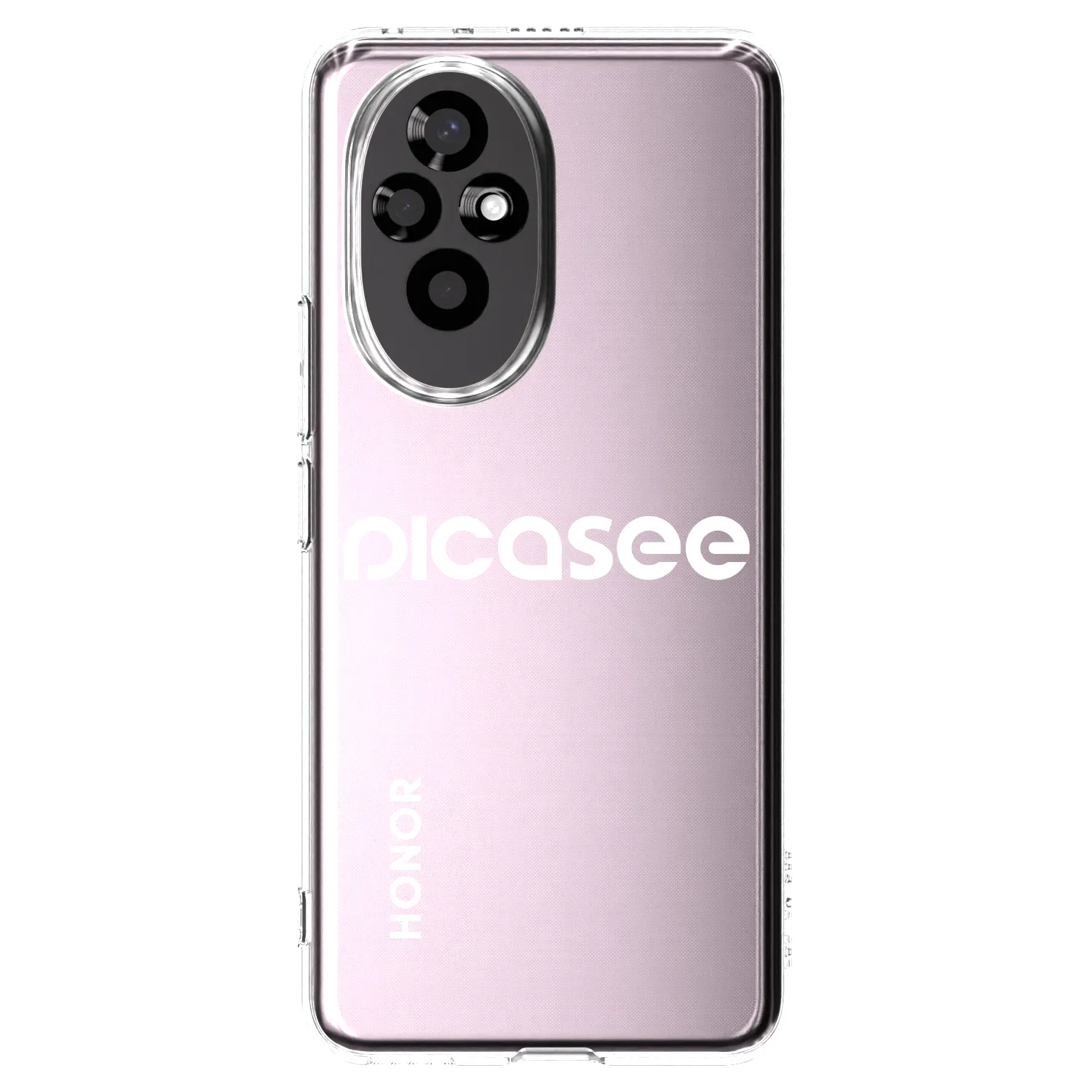 Picasee átlátszó szilikon tok az alábbi mobiltelefonokra Honor 200 Pro 5G - Picasee - new logo - white