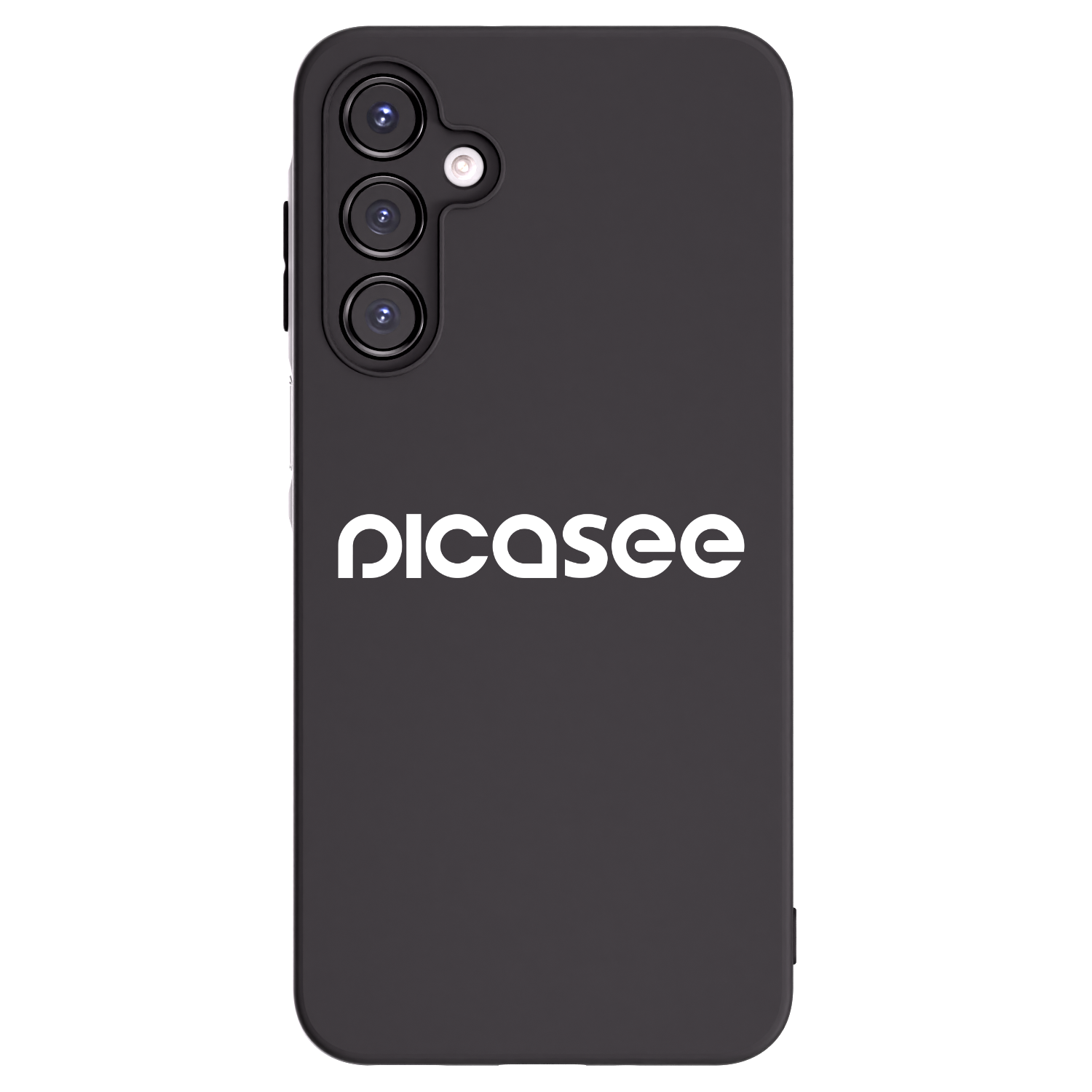 Picasee fekete szilikon tok az alábbi mobiltelefonokra Samsung Galaxy A16 5G - Picasee - new logo - white