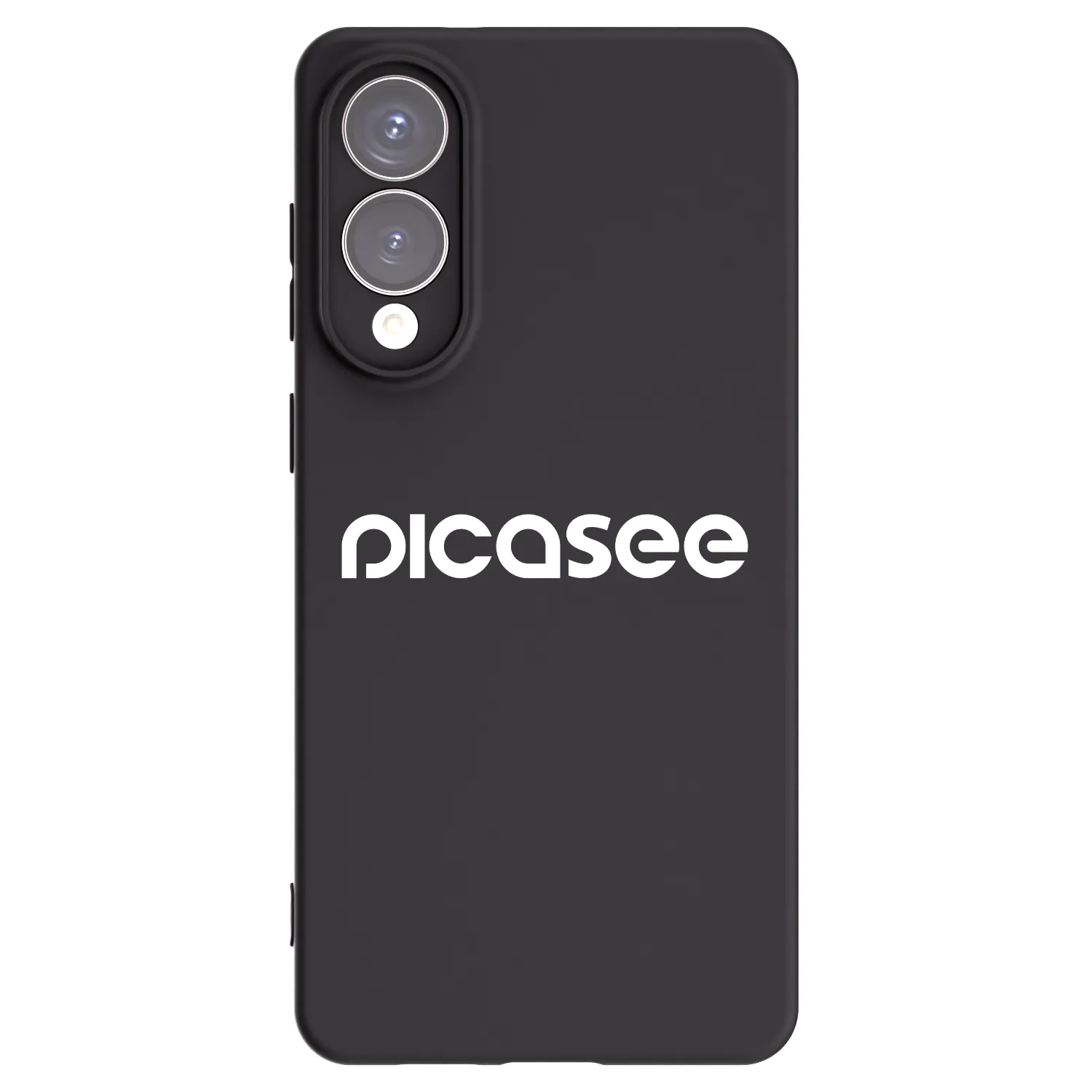Picasee fekete szilikon tok az alábbi mobiltelefonokra Samsung Galaxy S25 Edge 5G - Picasee - new logo - white