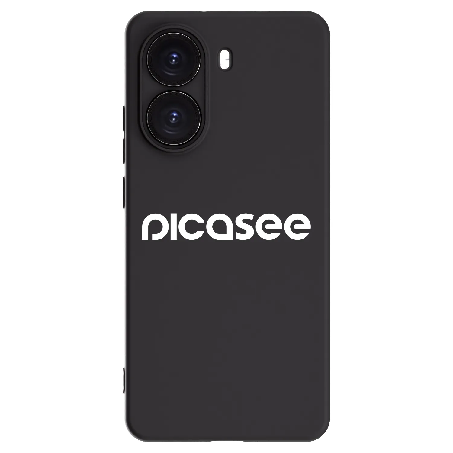 Picasee fekete szilikon tok az alábbi mobiltelefonokra Xiaomi Poco X7 Pro 5G - Picasee - new logo - white