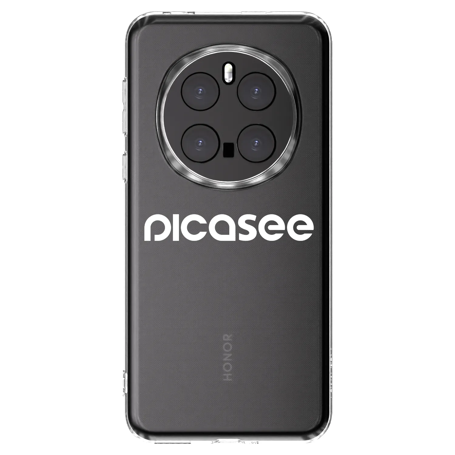 Picasee átlátszó szilikon tok az alábbi mobiltelefonokra Honor Magic7 Pro 5G - Picasee - new logo - white