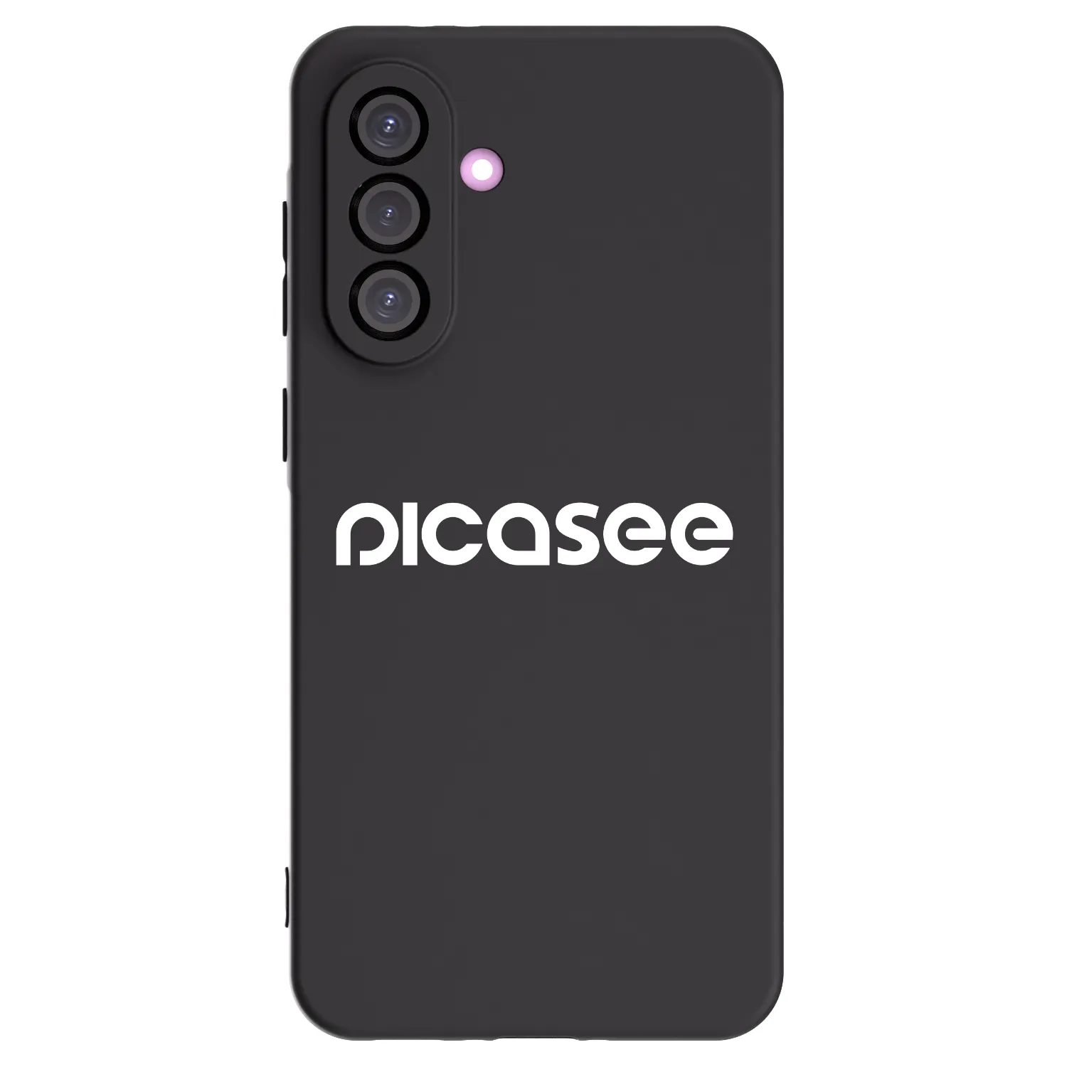 Picasee fekete szilikon tok az alábbi mobiltelefonokra Samsung Galaxy A56 5G A566B - Picasee - new logo - white