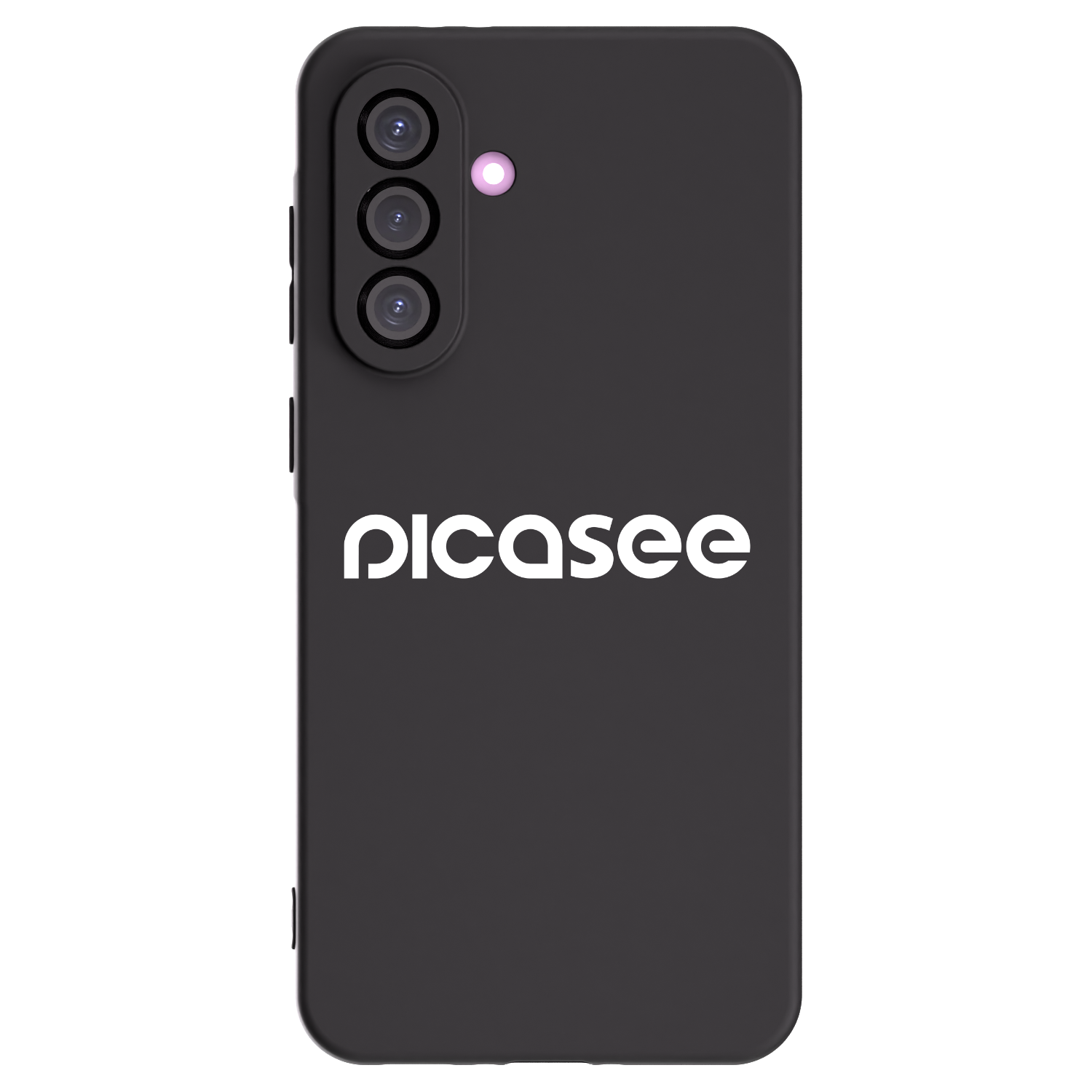 Picasee fekete szilikon tok az alábbi mobiltelefonokra Samsung Galaxy A36 5G - Picasee - new logo - white