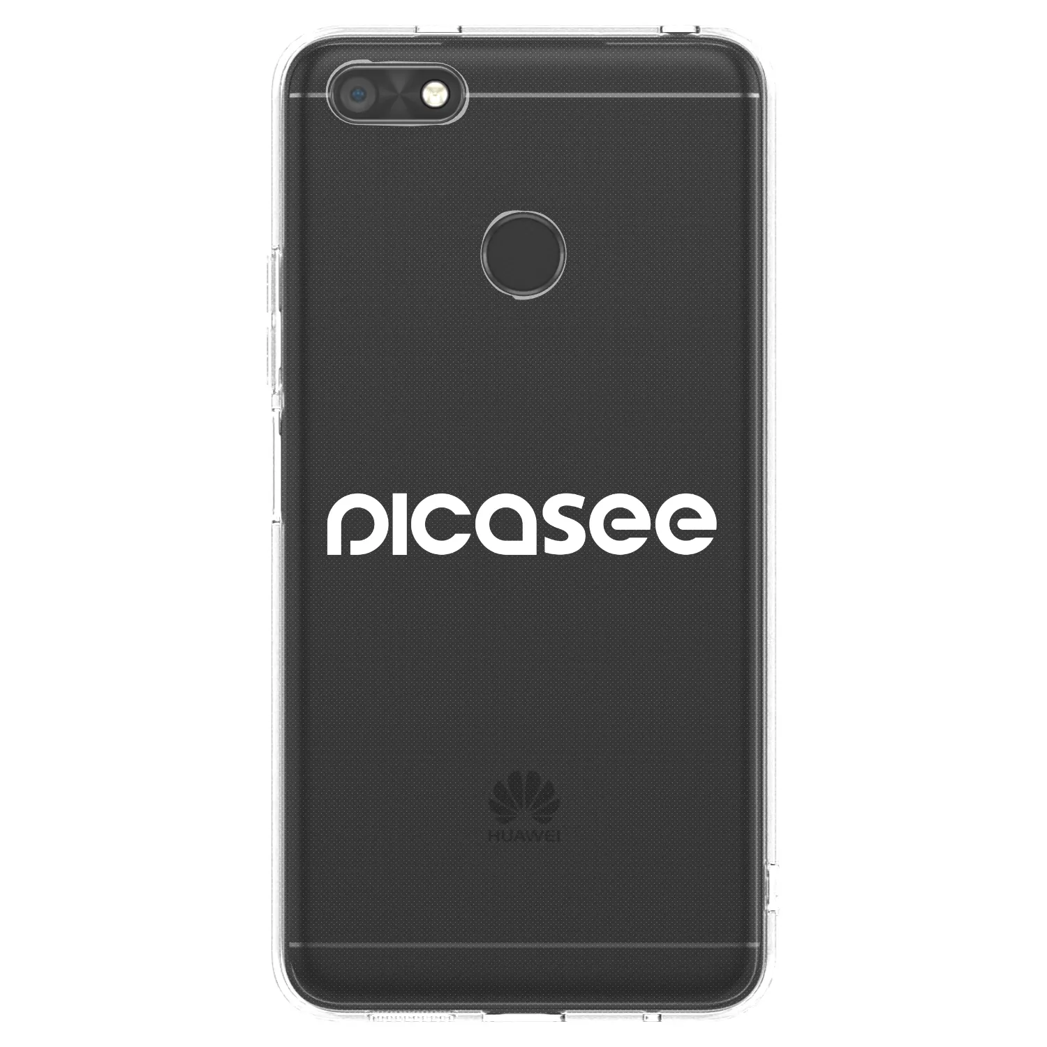 Picasee átlátszó szilikon tok az alábbi mobiltelefonokra Huawei P9 Lite Mini - Picasee - new logo - white