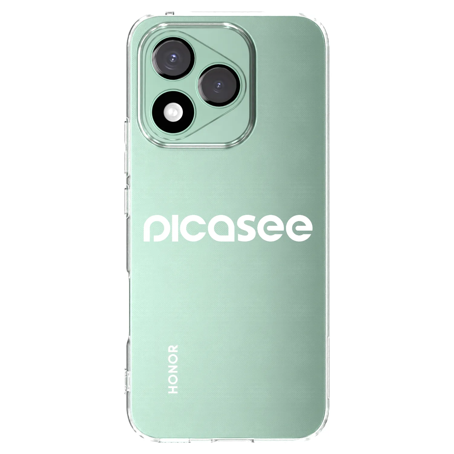 Picasee átlátszó szilikon tok az alábbi mobiltelefonokra Honor 400 Lite 5G - Picasee - new logo - white