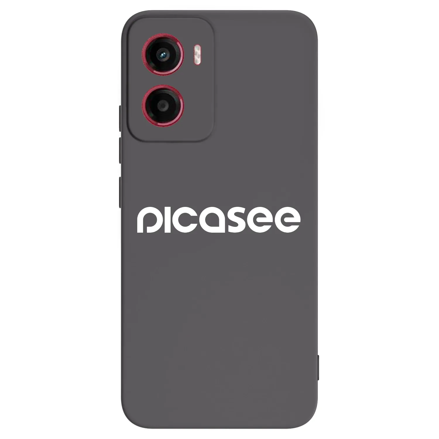 Picasee fekete szilikon tok az alábbi mobiltelefonokra Motorola Moto G05 - Picasee - new logo - white