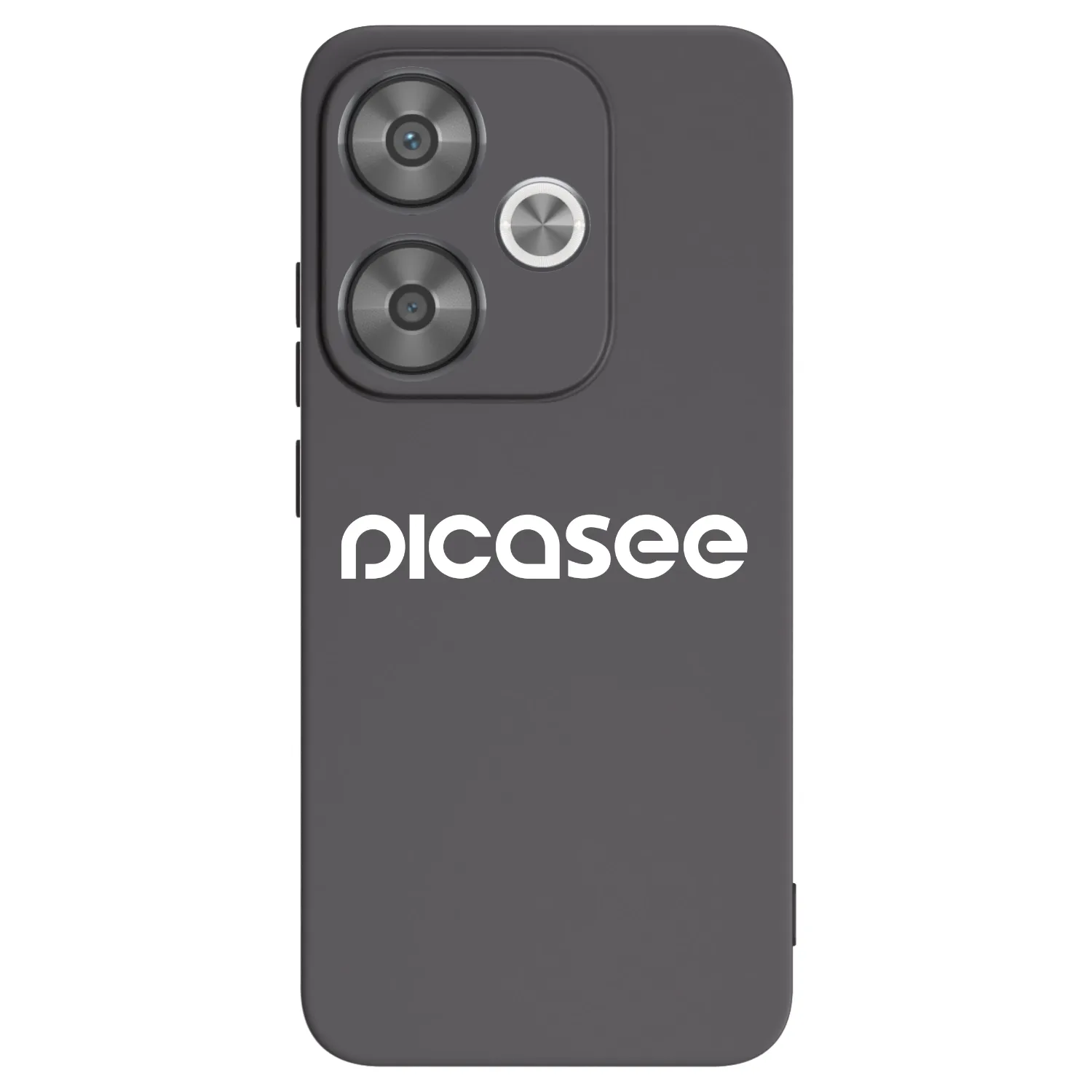 Picasee fekete szilikon tok az alábbi mobiltelefonokra Xiaomi Poco F6 - Picasee - new logo - white