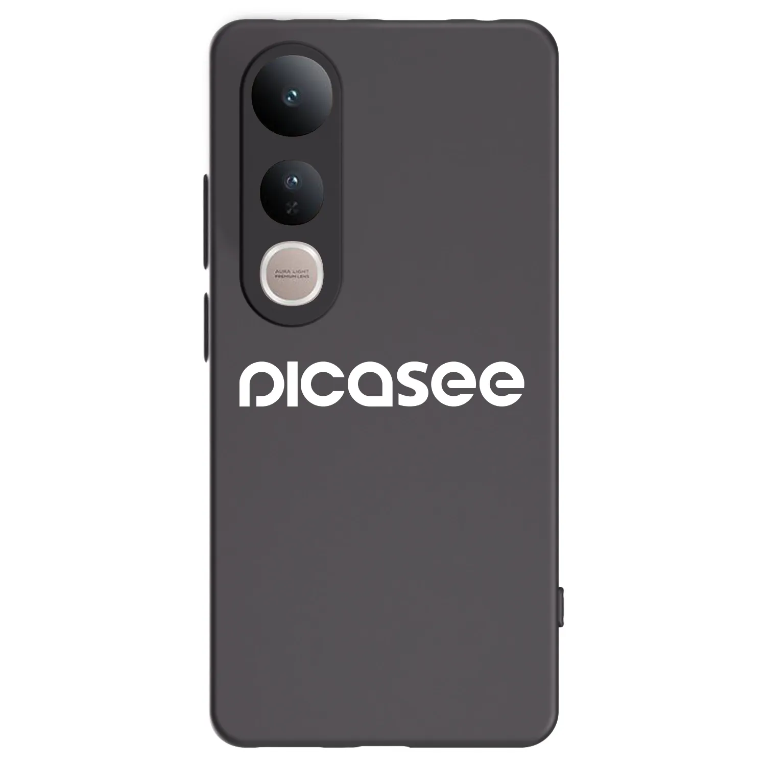 Picasee fekete szilikon tok az alábbi mobiltelefonokra Vivo V50 Lite 5G - Picasee - new logo - white