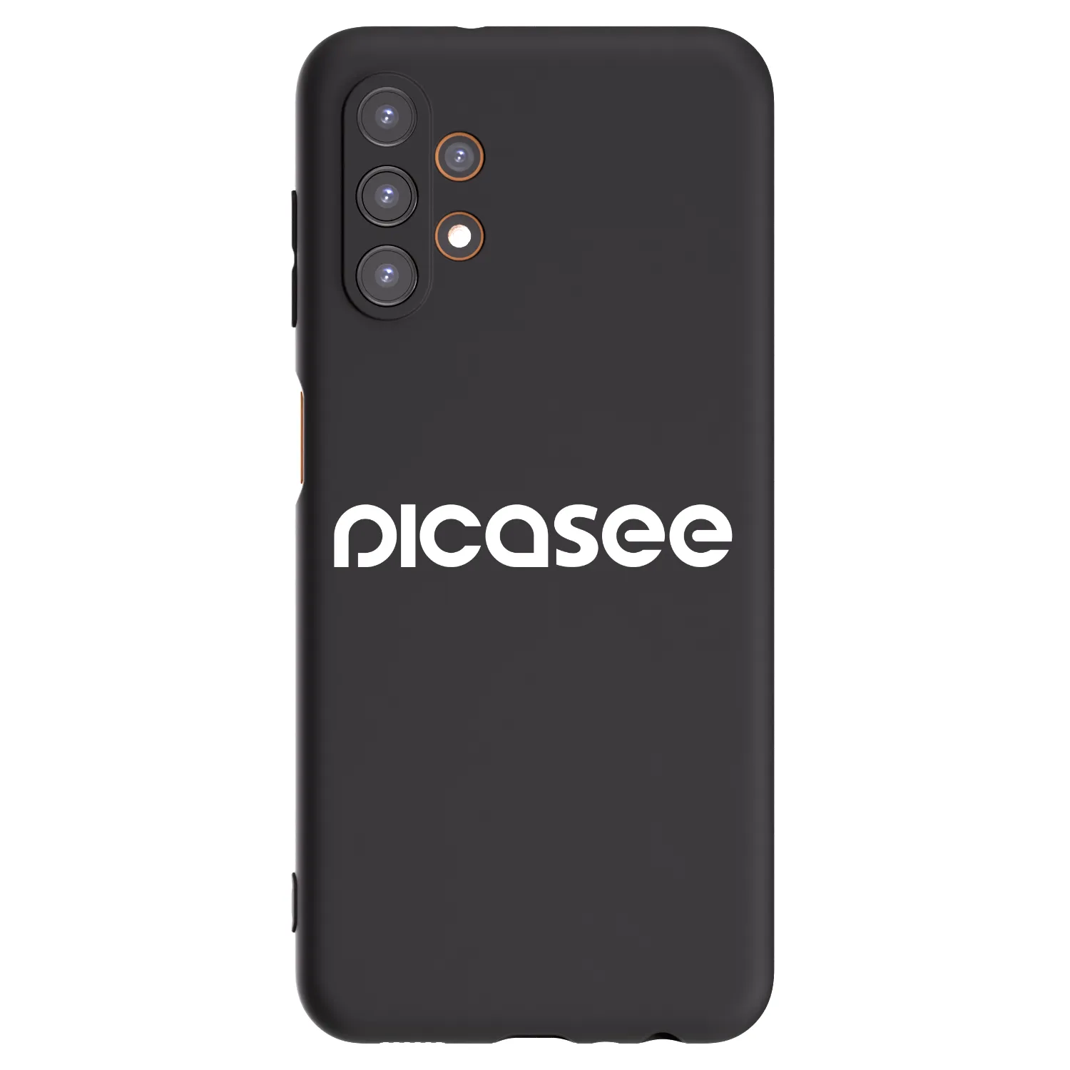 Picasee fekete szilikon tok az alábbi mobiltelefonokra Samsung Galaxy A13 5G - Picasee - new logo - white
