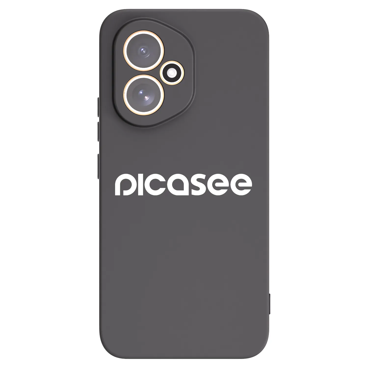 Picasee fekete szilikon tok az alábbi mobiltelefonokra Honor 400 5G - Picasee - new logo - white